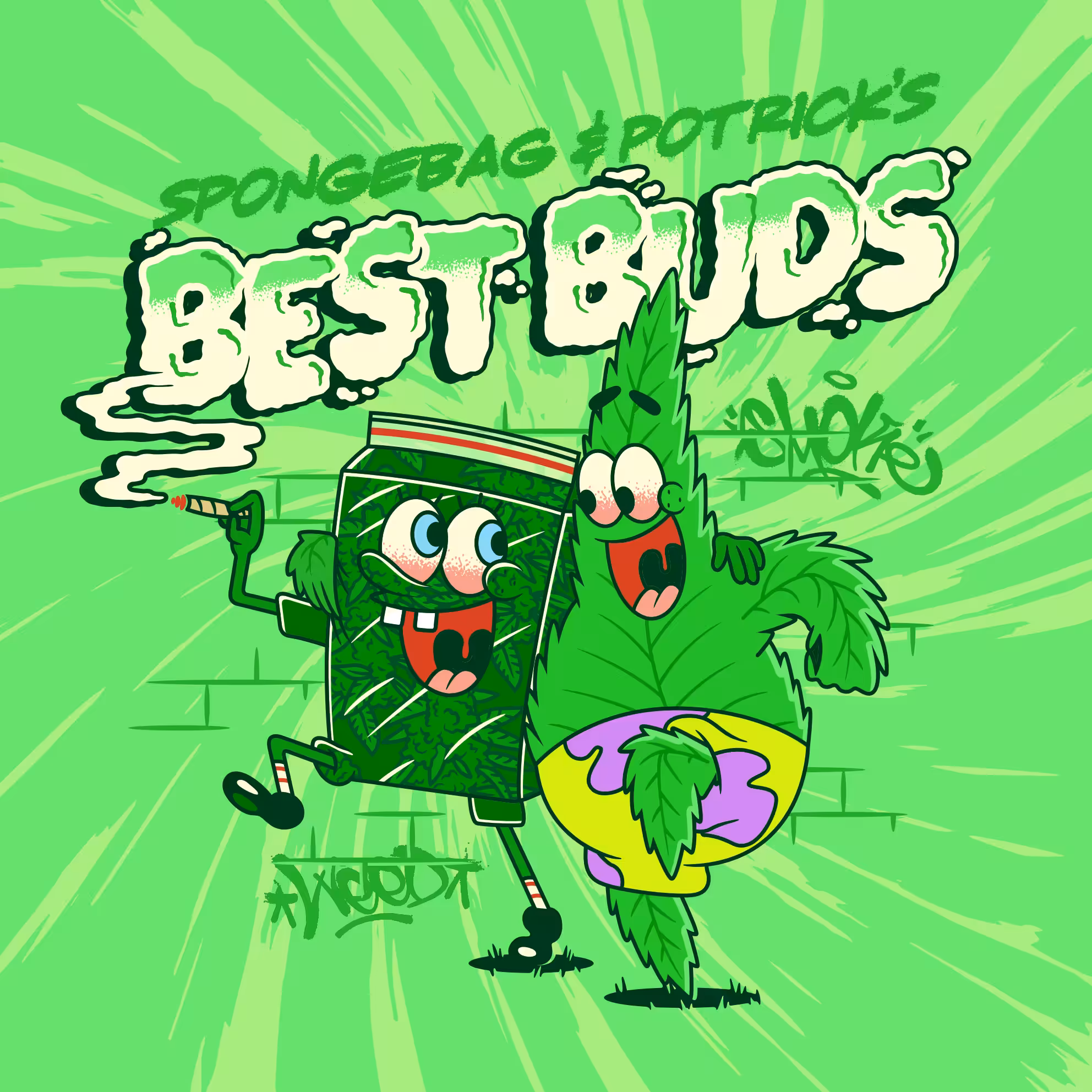 Spongebag & Potrick's BEST BUDS