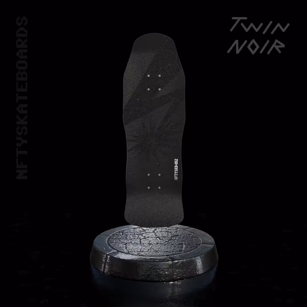 nftyskateboards NFT#052 - Twin Noir "Dark Love"