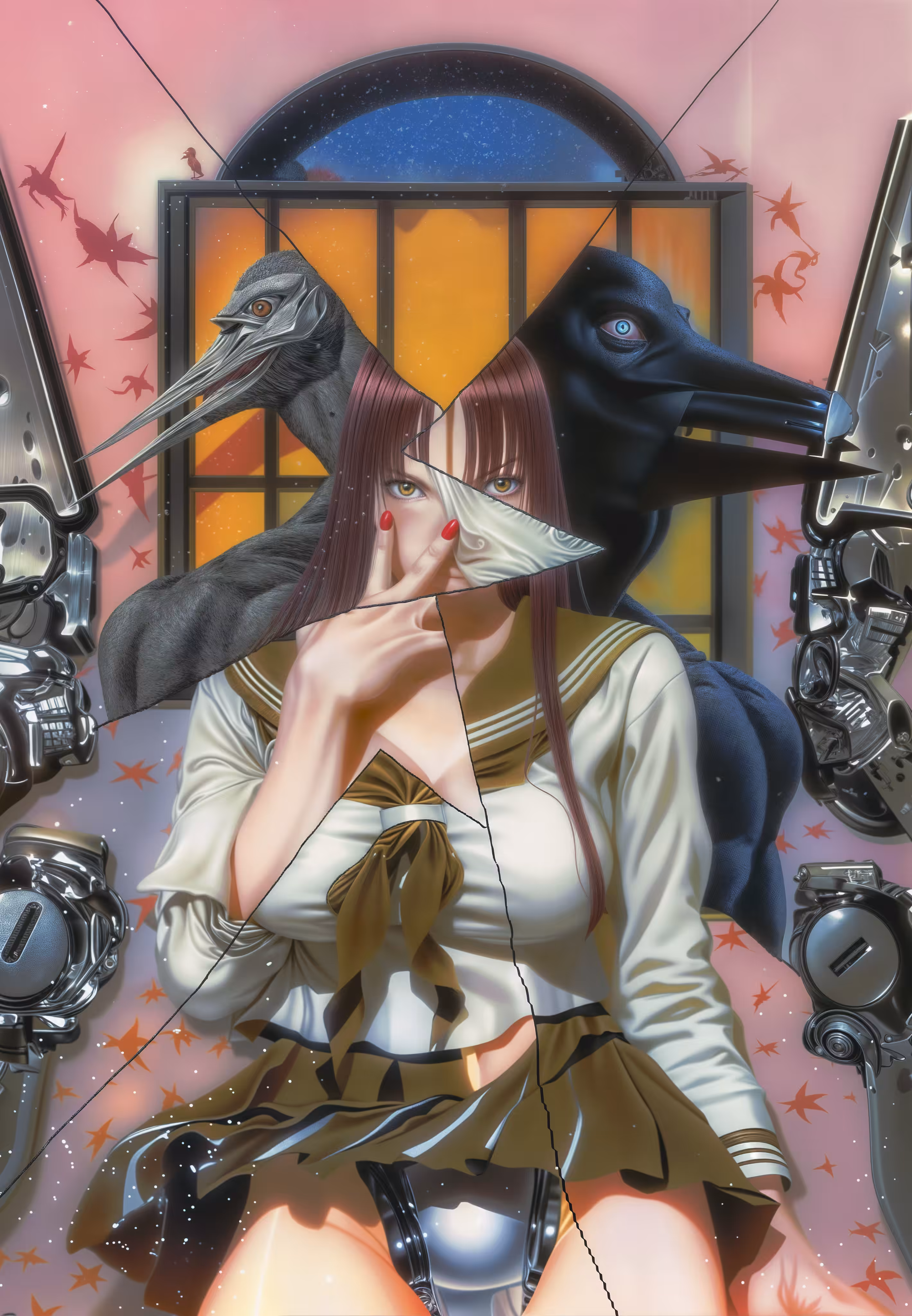 Imaginary Modern Japanese Women’s Pro Wrestler Maiden Crow Yurika