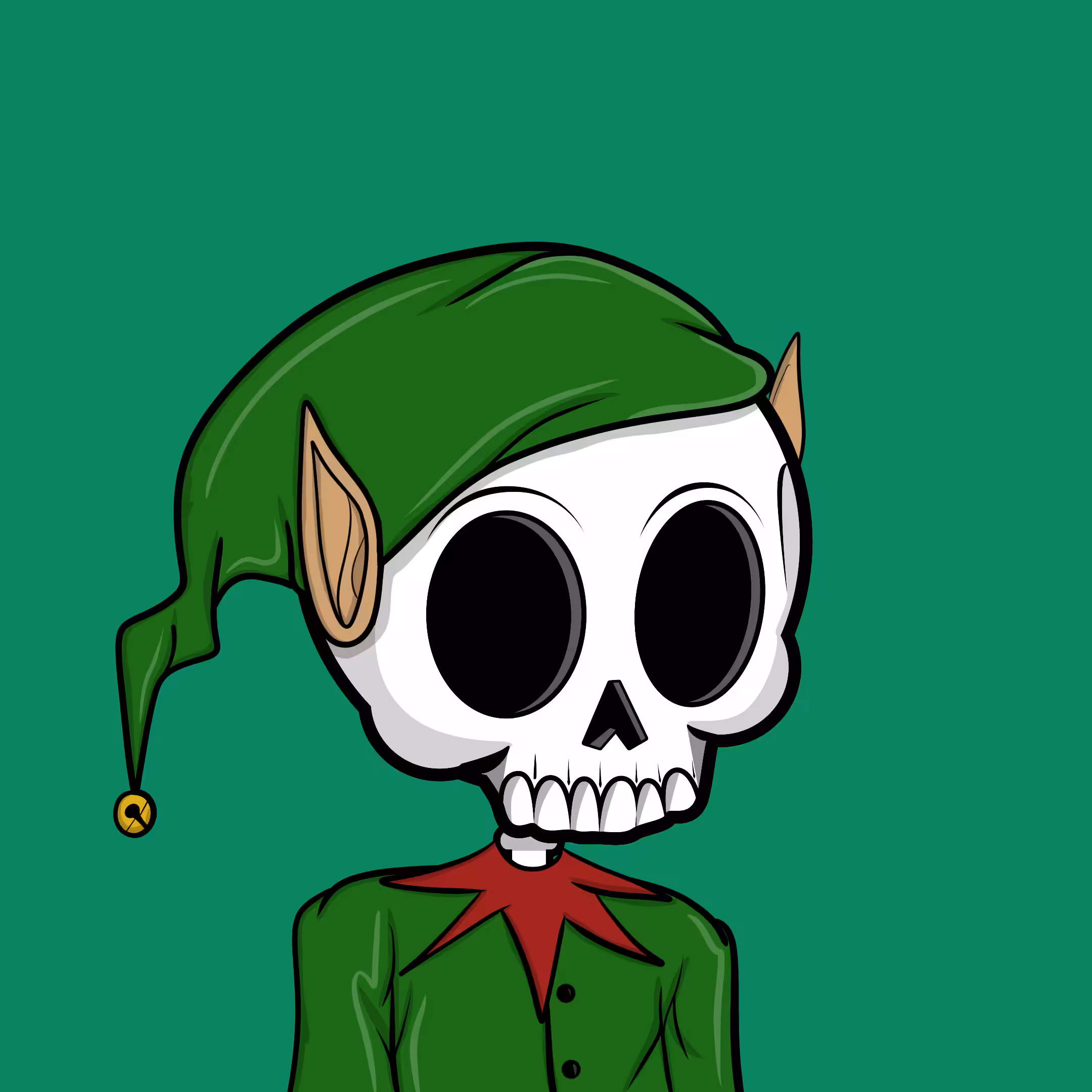 Edgar The Skeleton - Elf #168