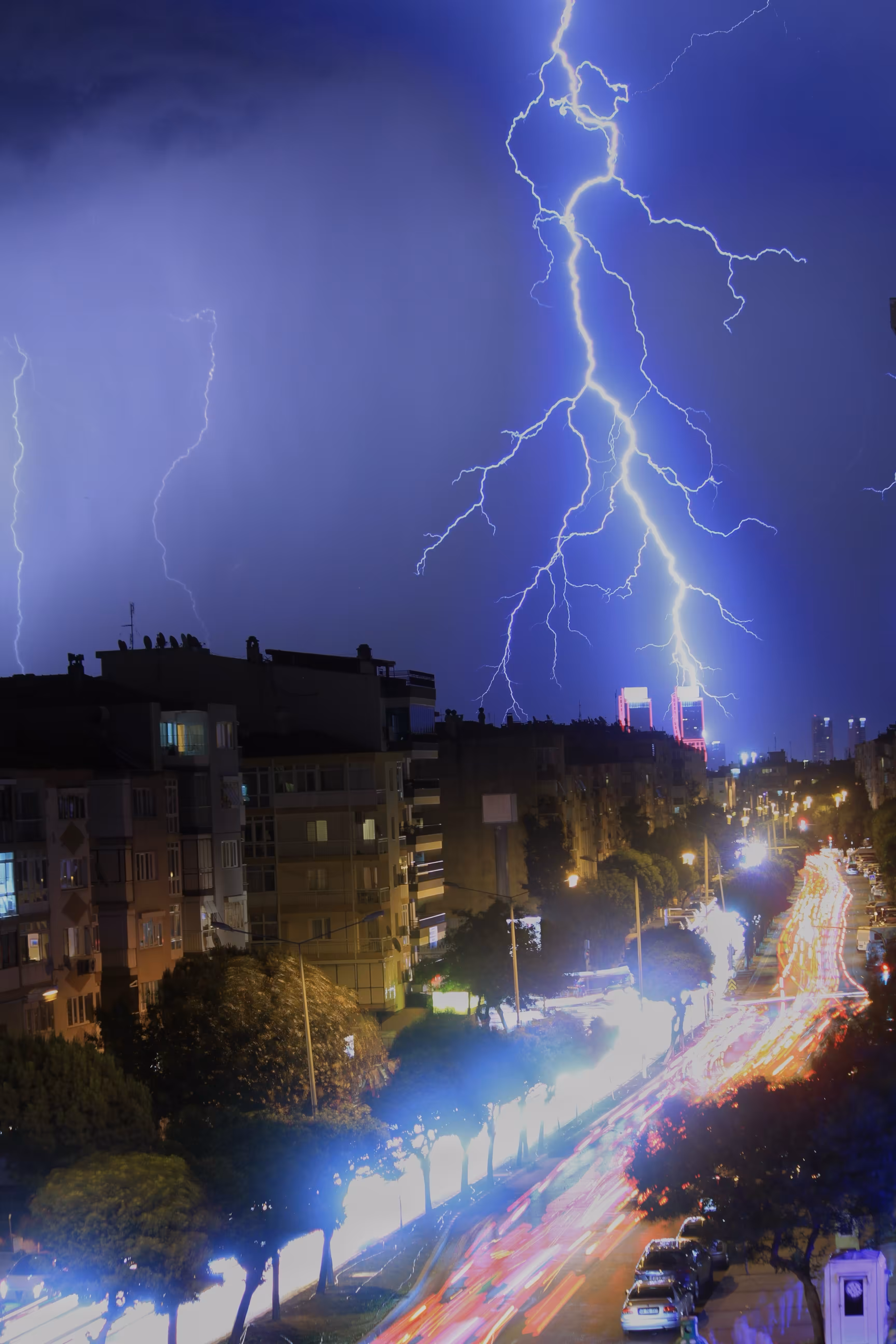 Lightning Over Izmir