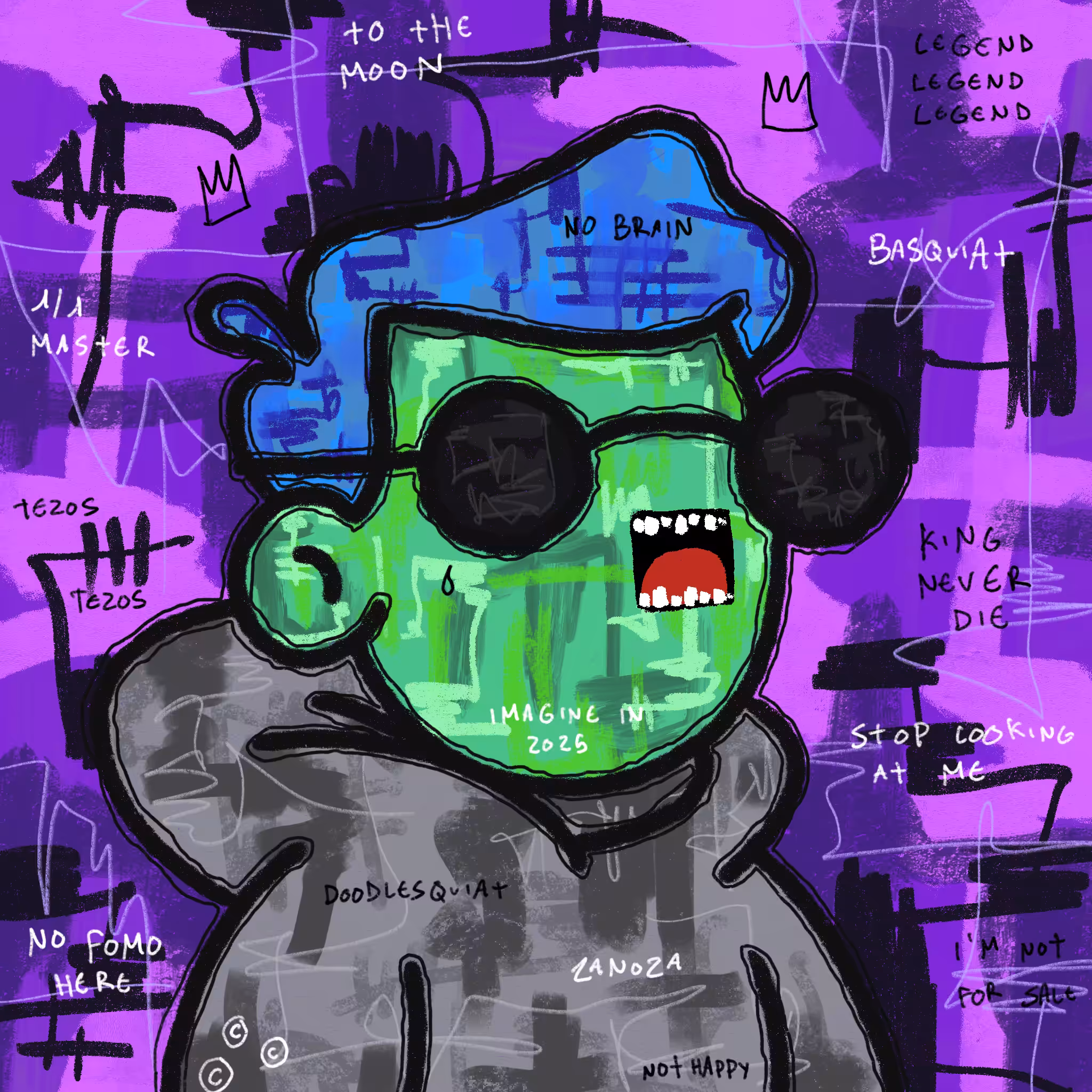 Doodlesquiat #72