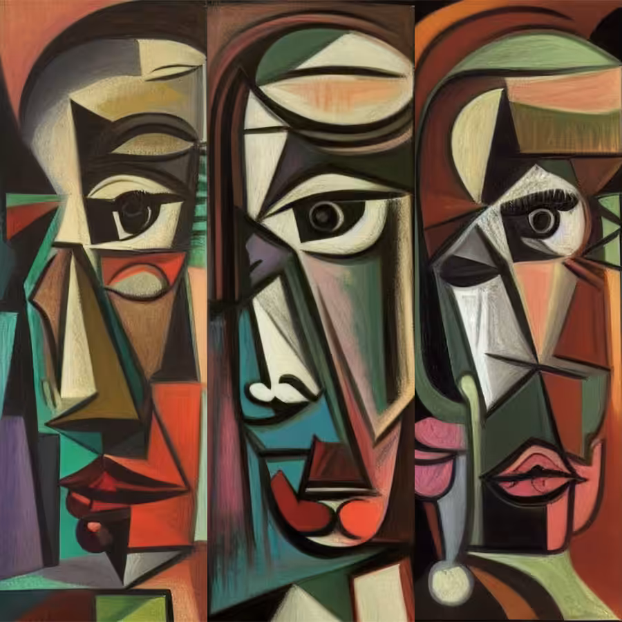 Cubism Faces #6