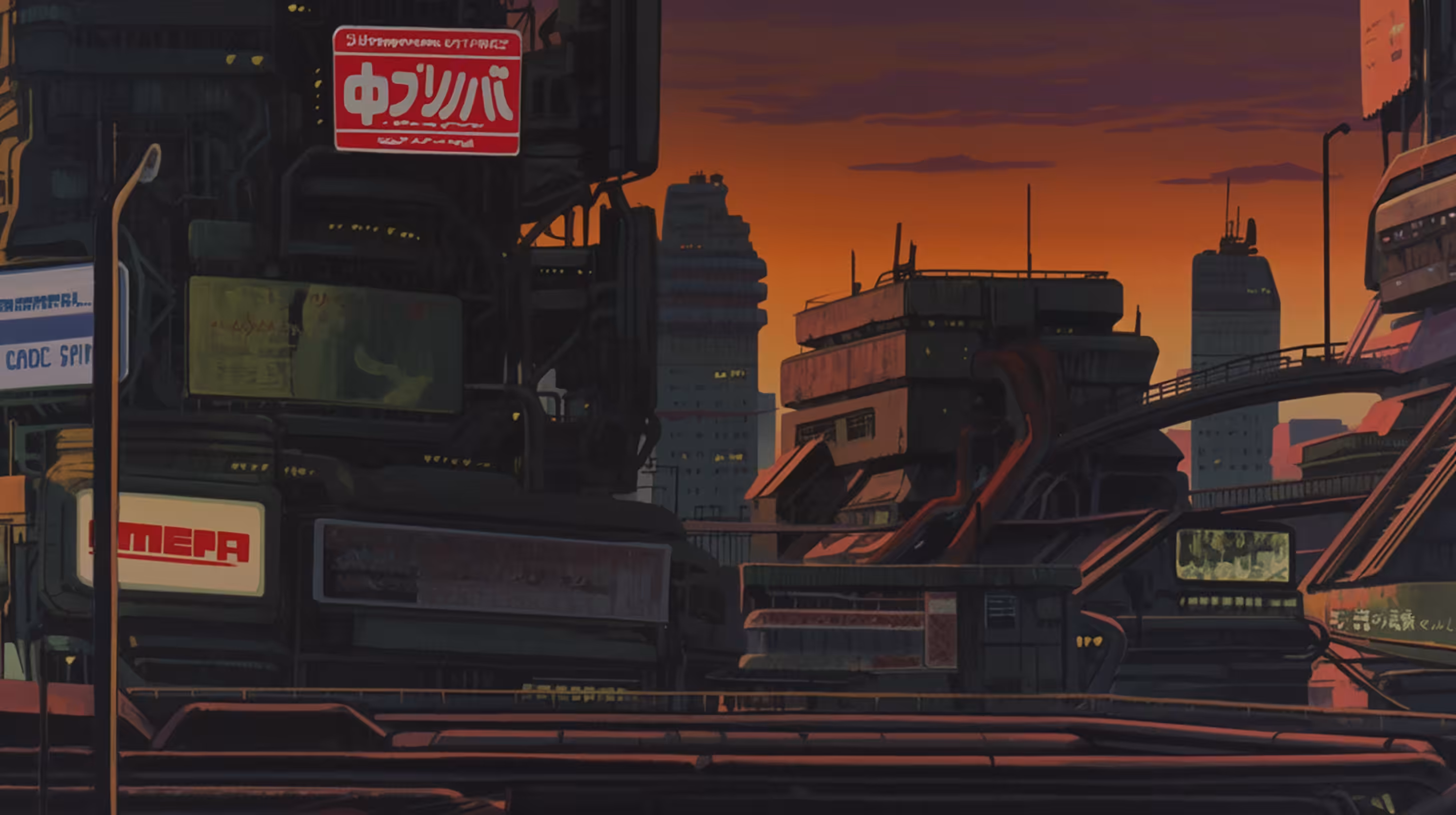 Megalopolis Backgrounds: Digital Dreamscape