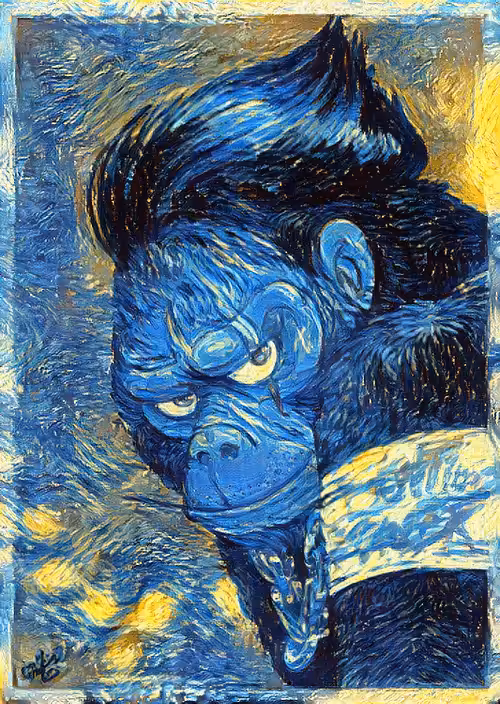 Bored Starry Night Club: Bored Starry Night Ape Club #68