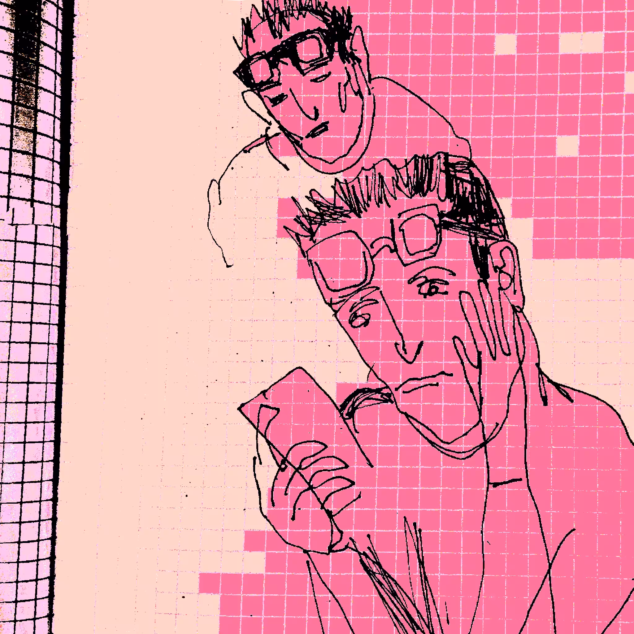 glasses on forehead
