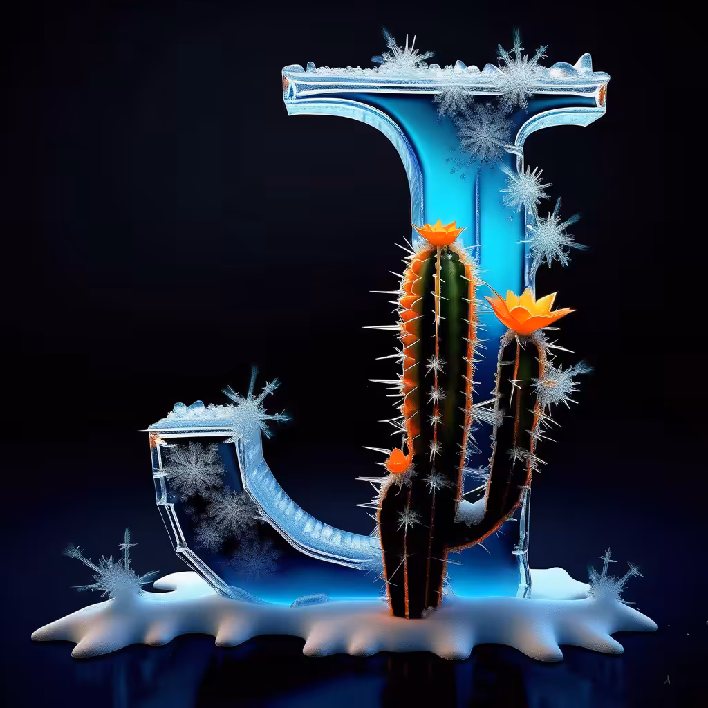 Scrabble collection - Cactus Alphabet: J