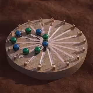 Lined up circle
