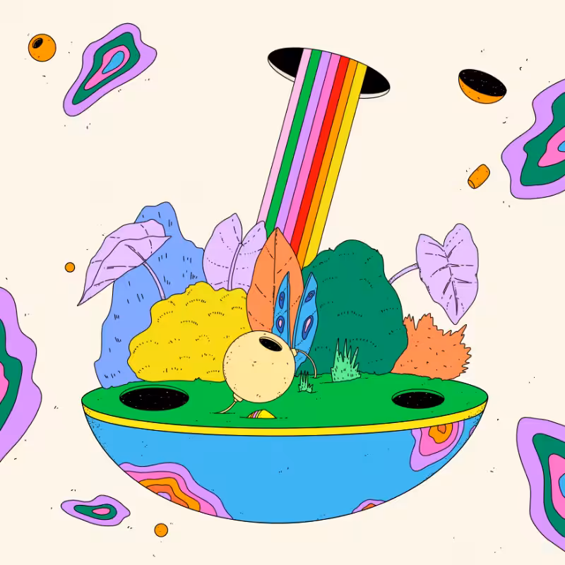 🌈🌴🪐 #127