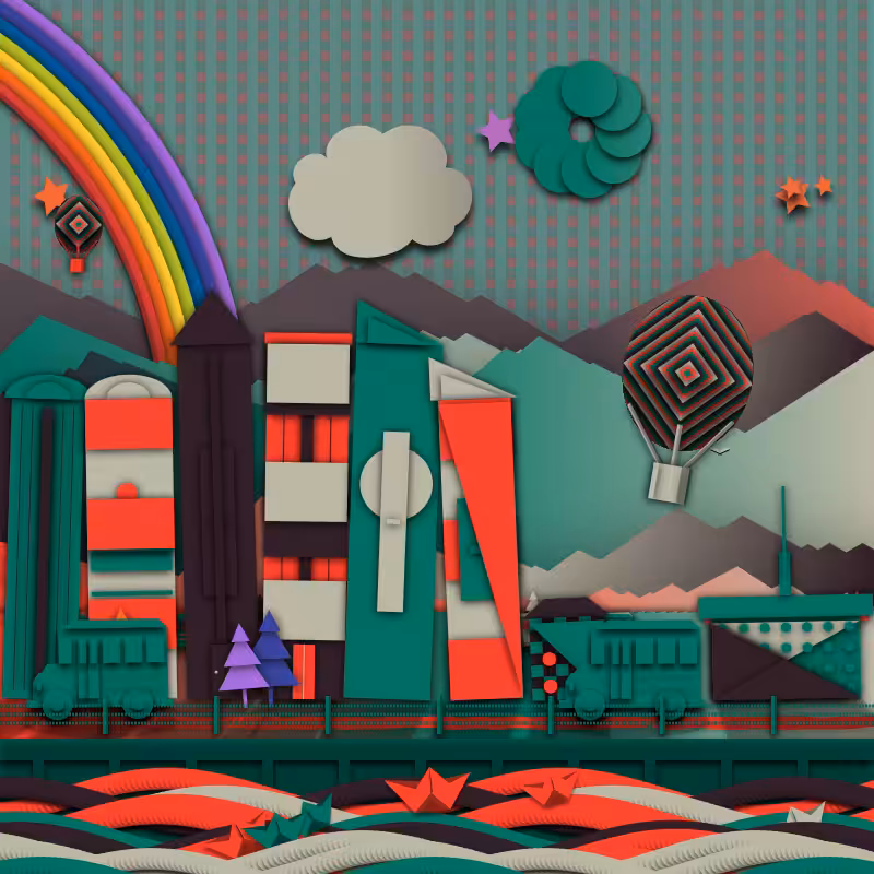 Paper Art 2.5D #62