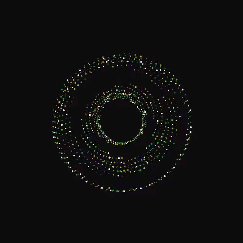 rotating particles