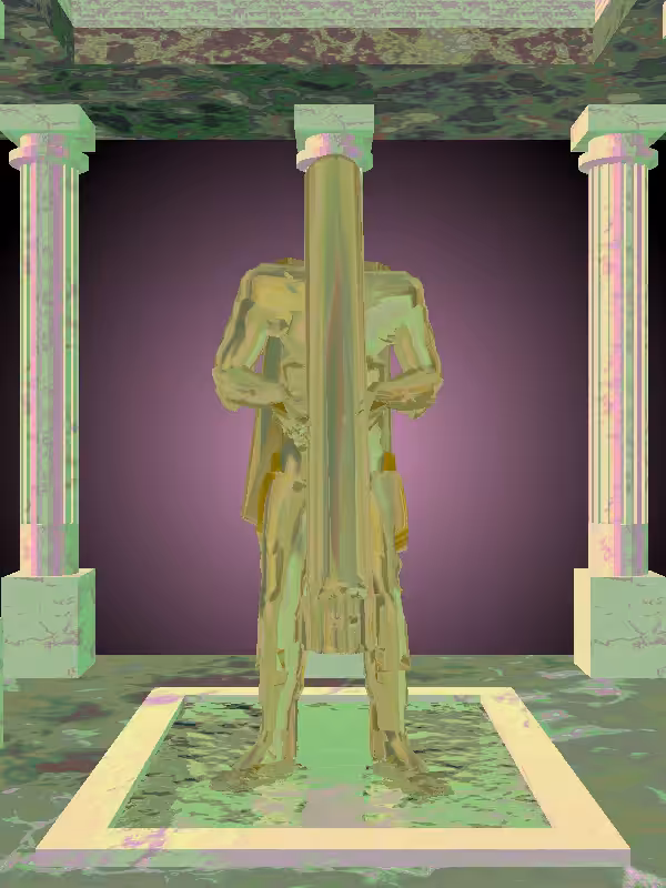 HeavenComputer: The Old Green-Golden Goblet Man #6991