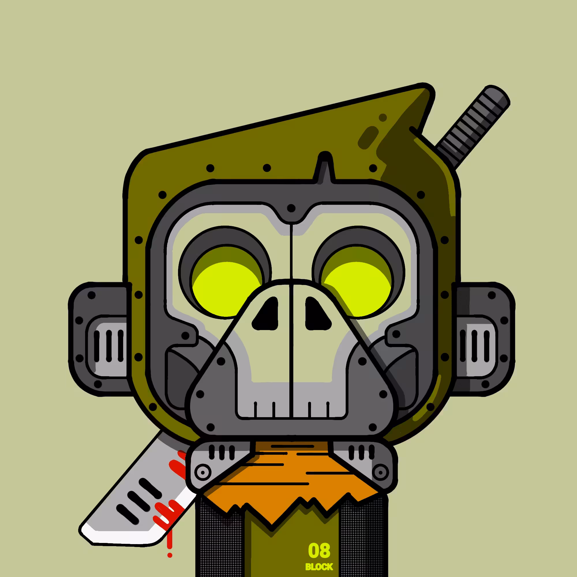 monkey block #008