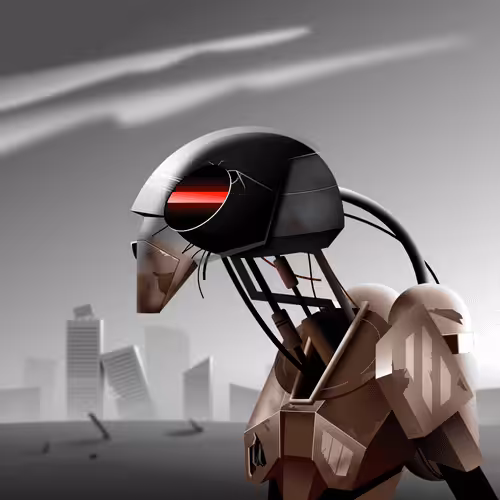Savage Droids: THEOS Dark Droid B-2279