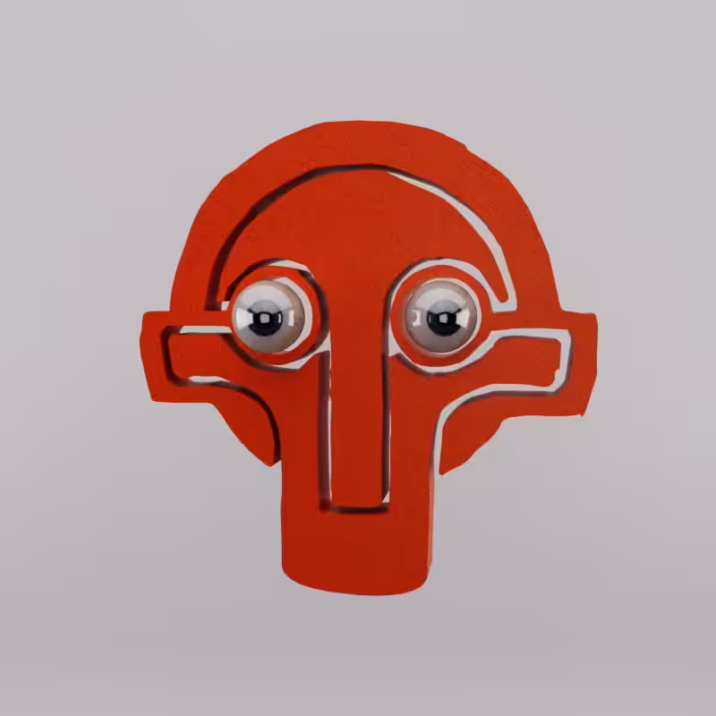 Orange Monument Mask #1/25