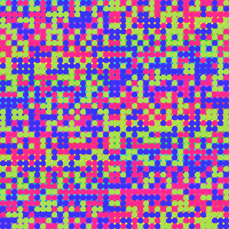 Squares and dots #16
