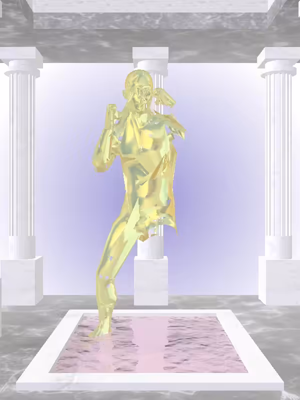 HeavenComputer: The Punching Green-Golden Goblet Man #7392