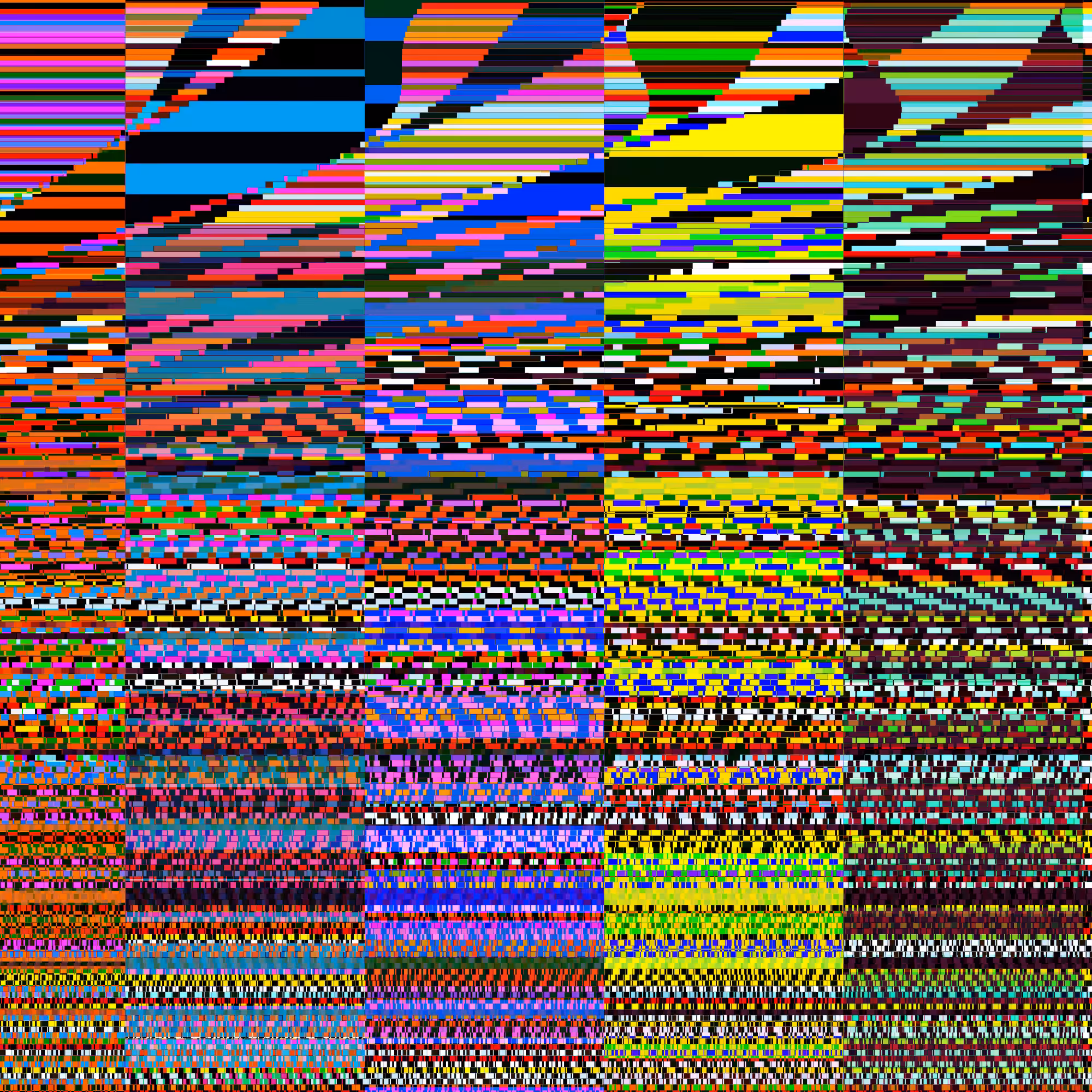 Glitchometry Stripes #31