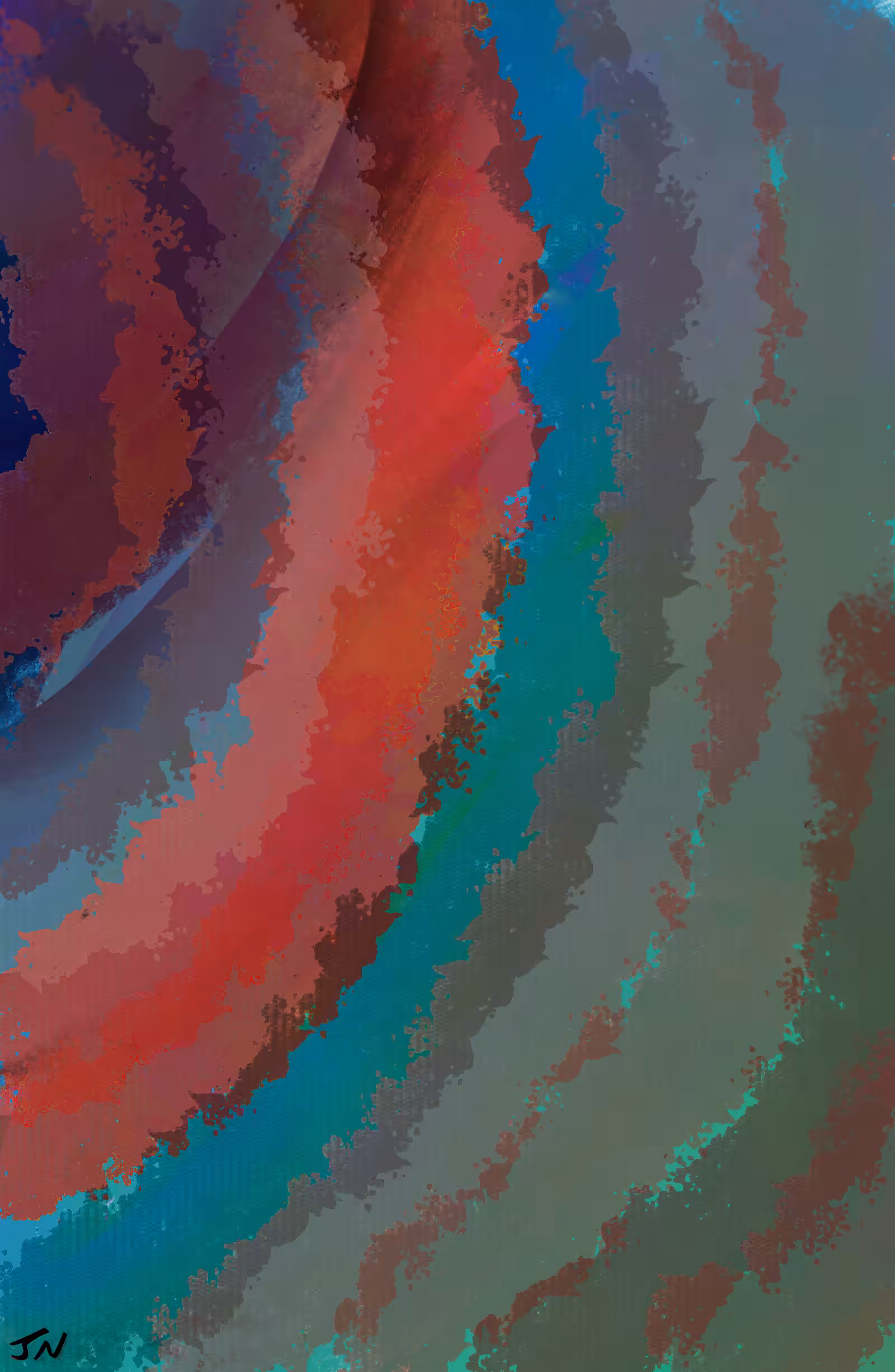 Otherworldly ripples