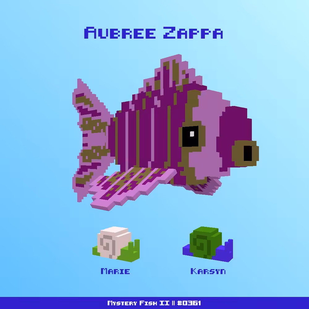 Aubree Zappa :: Mystery Fish 0361/1000 