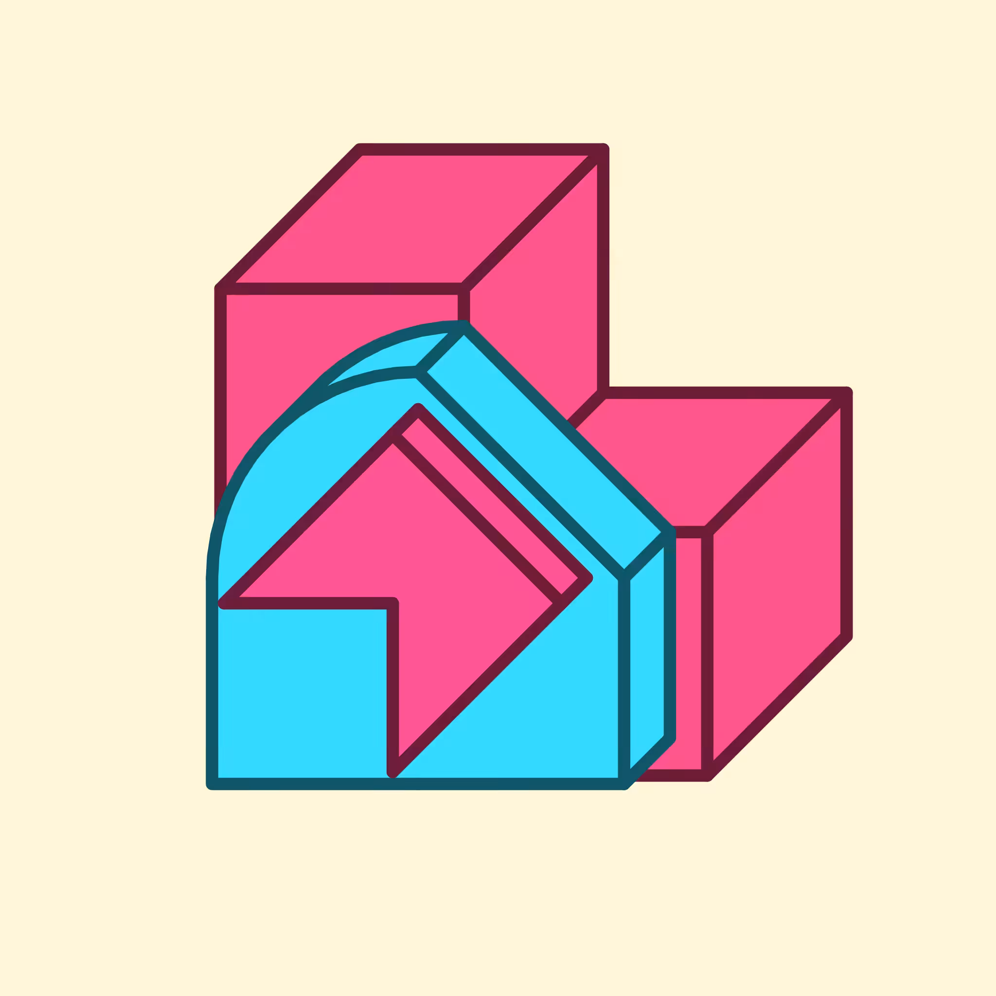 Calm shapes #1251