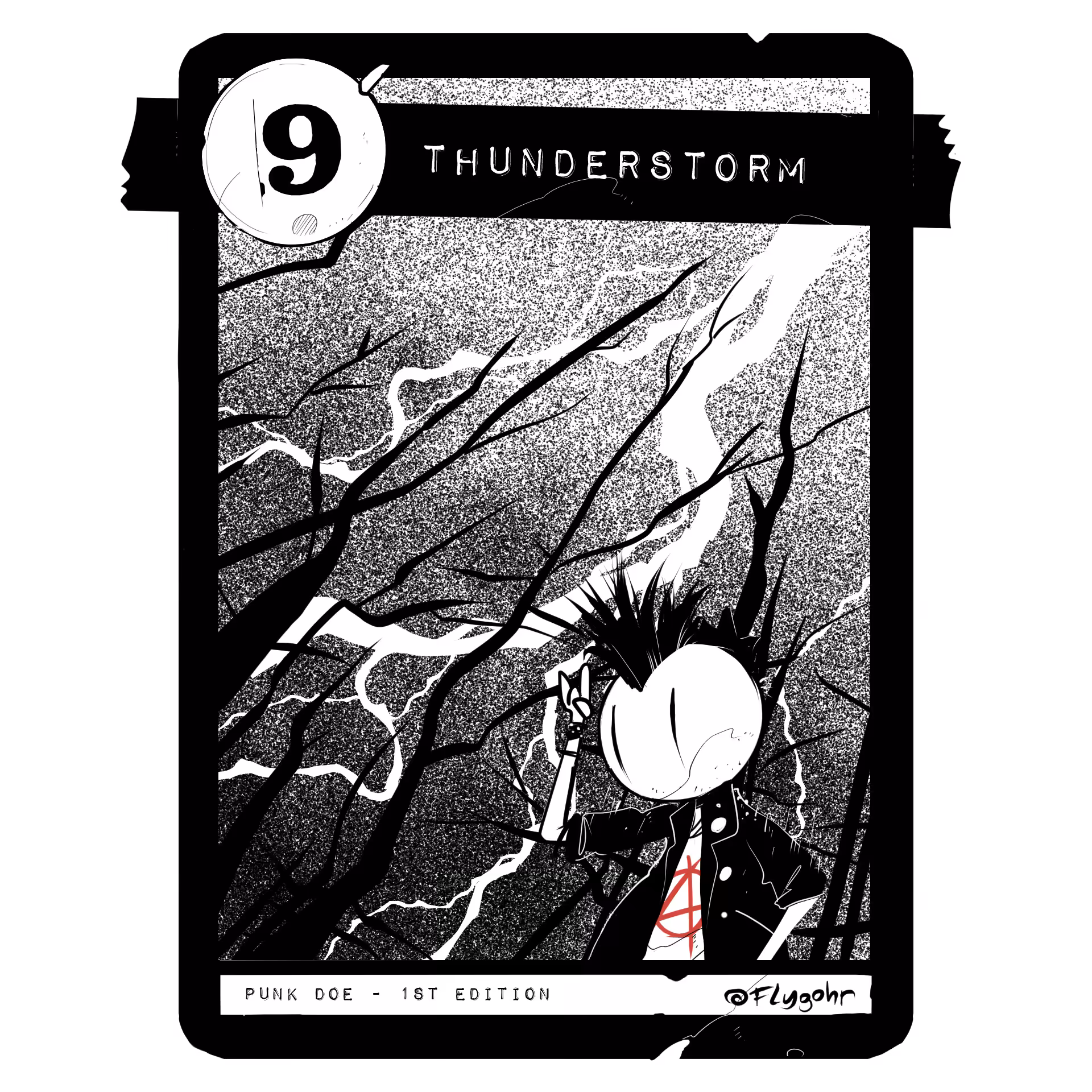 THUNDERSTORM | Original Challenge Card | 1st ED.