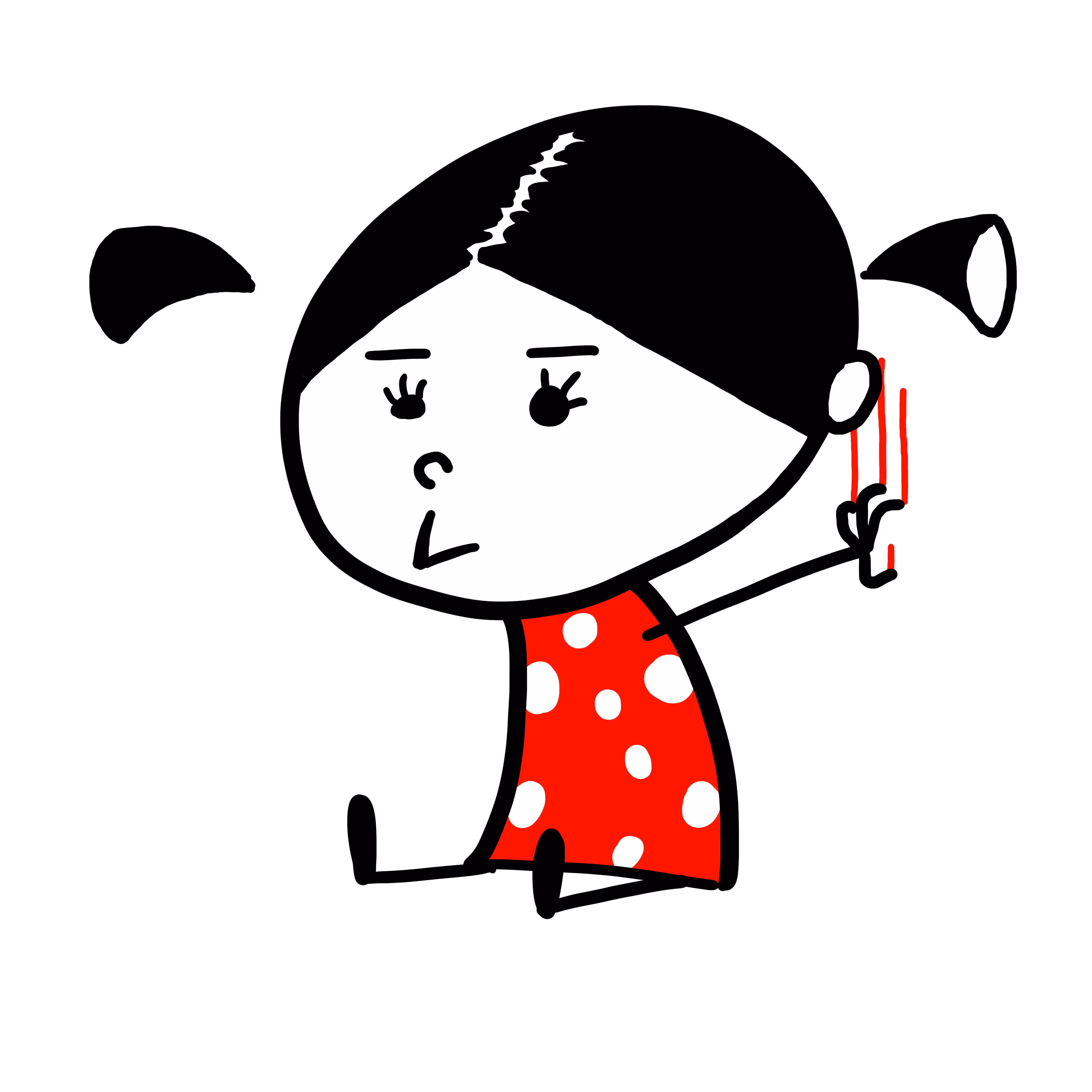 Grumpy girl