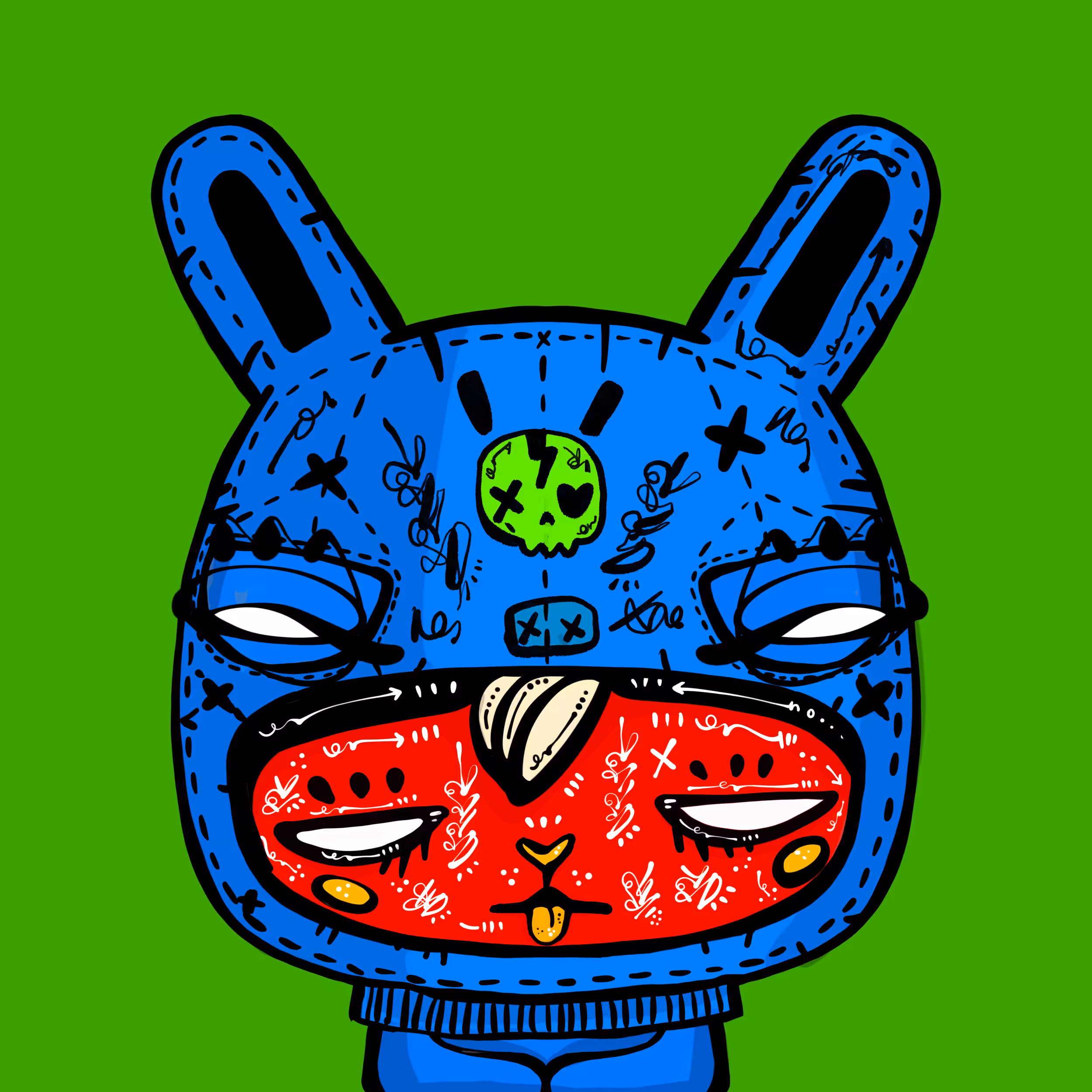 TOKYO PUNKS | BAD BUNNIES: TKP BAD BUNNY #0660