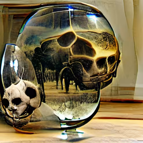 Skull in glass.01