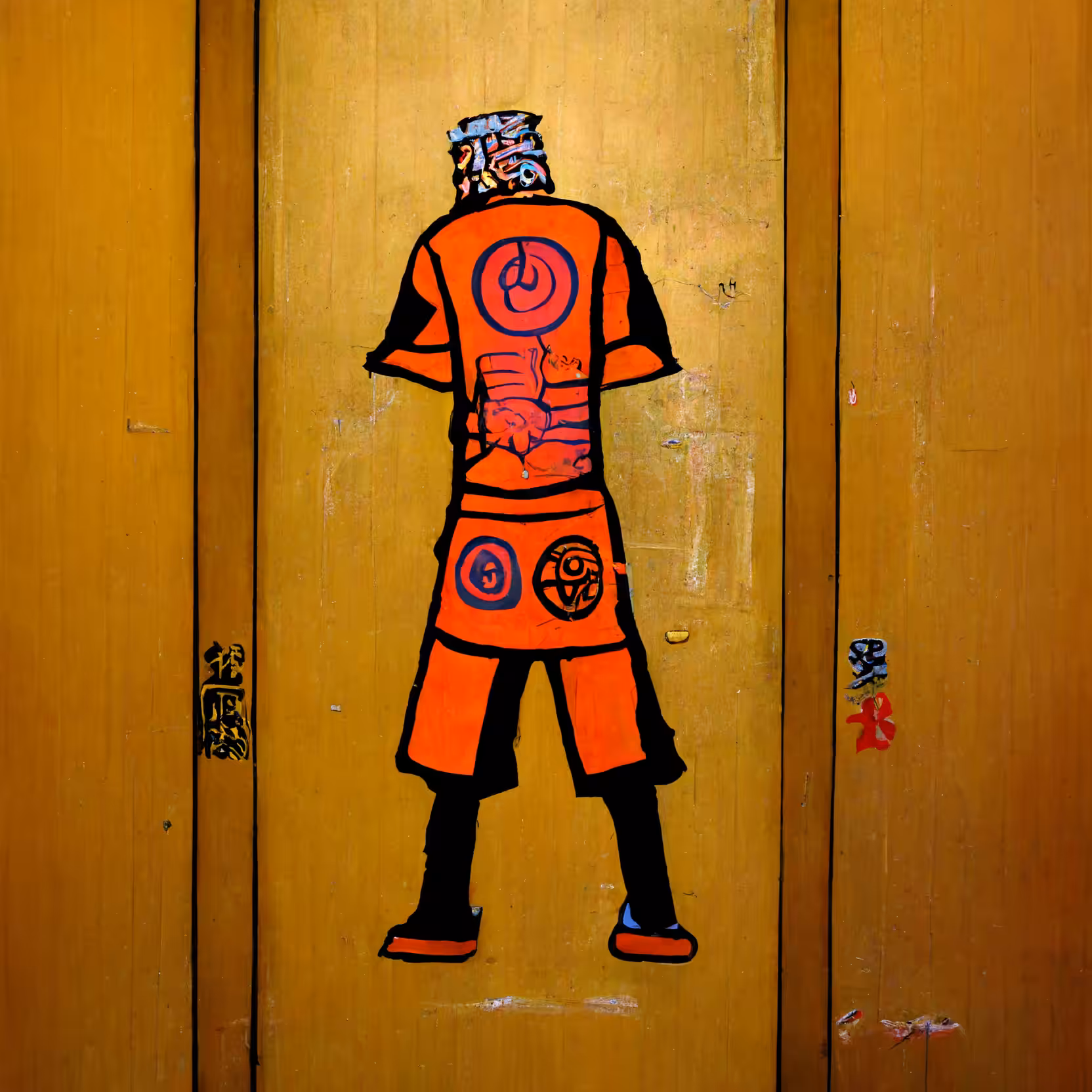 POP ART COLLECTION: ORANGE NINJA 1