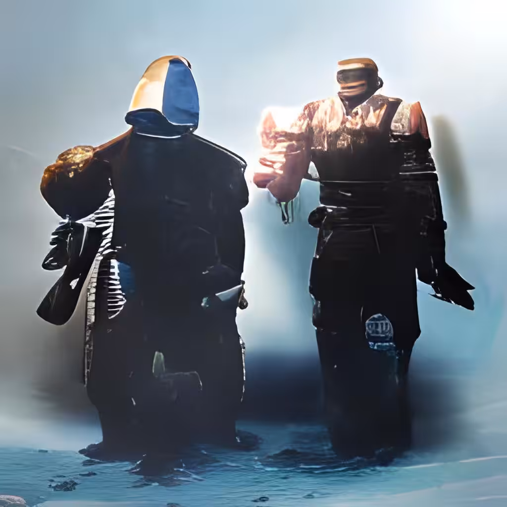 two cyborgs