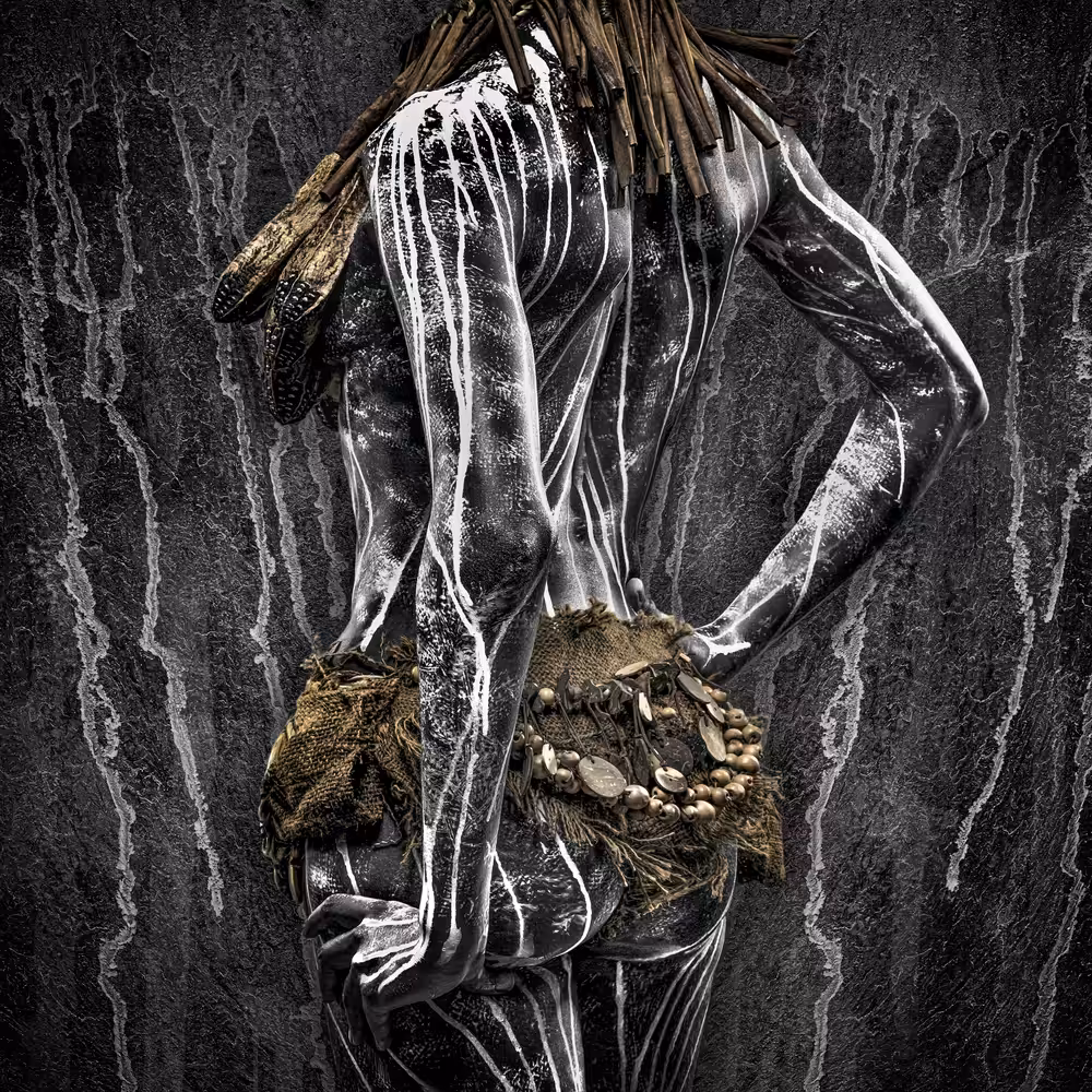 Tribal Wild: “Tribal Wet Paint Drip”