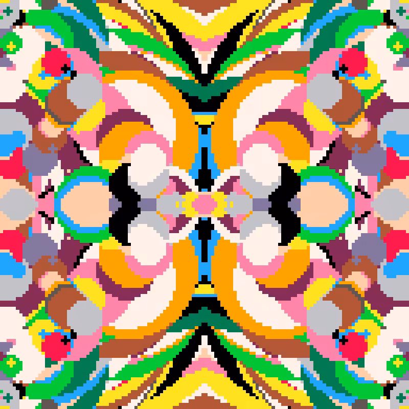 Rapid Psychedelic Inkblot Test Generator #54