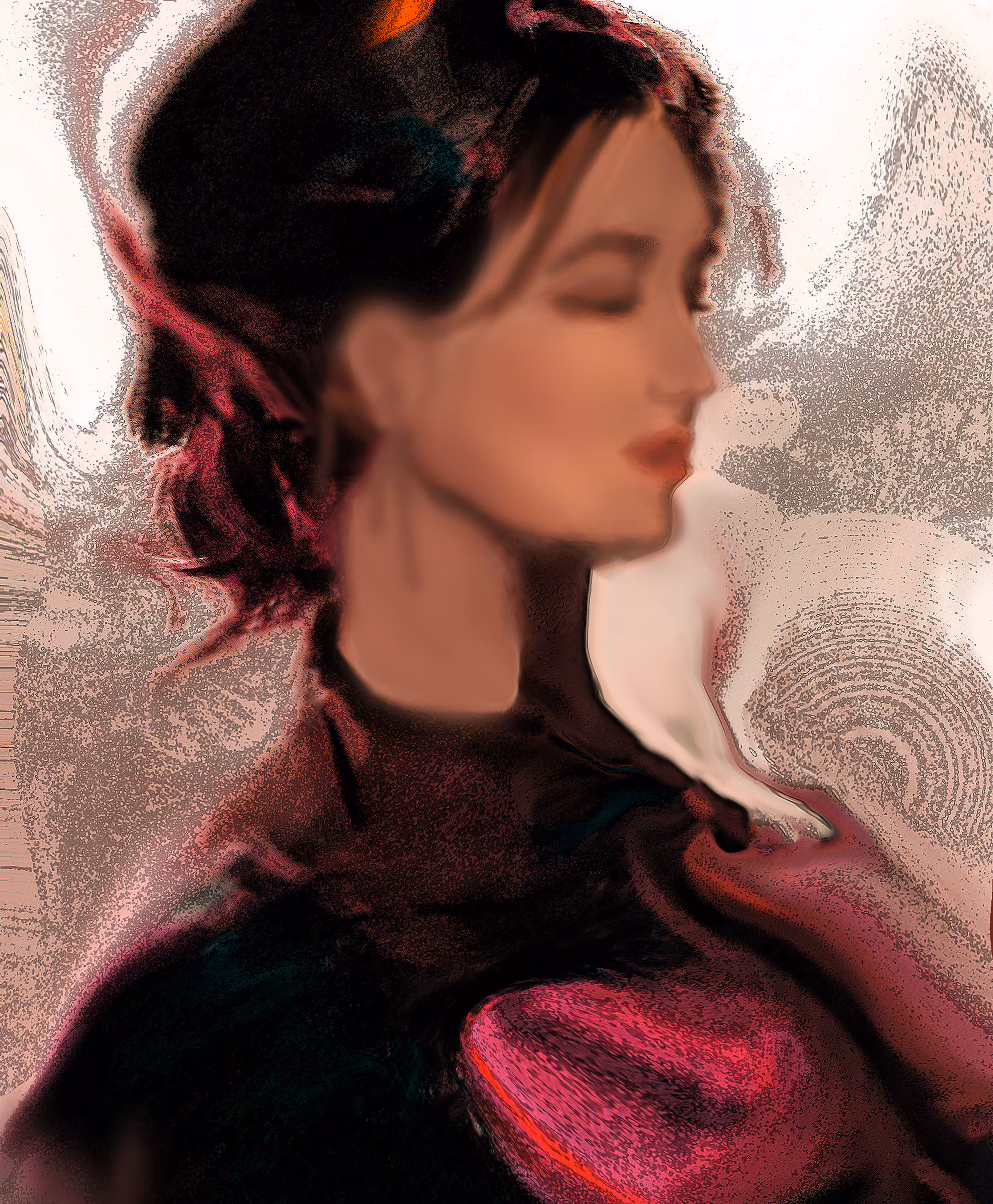 Her silence