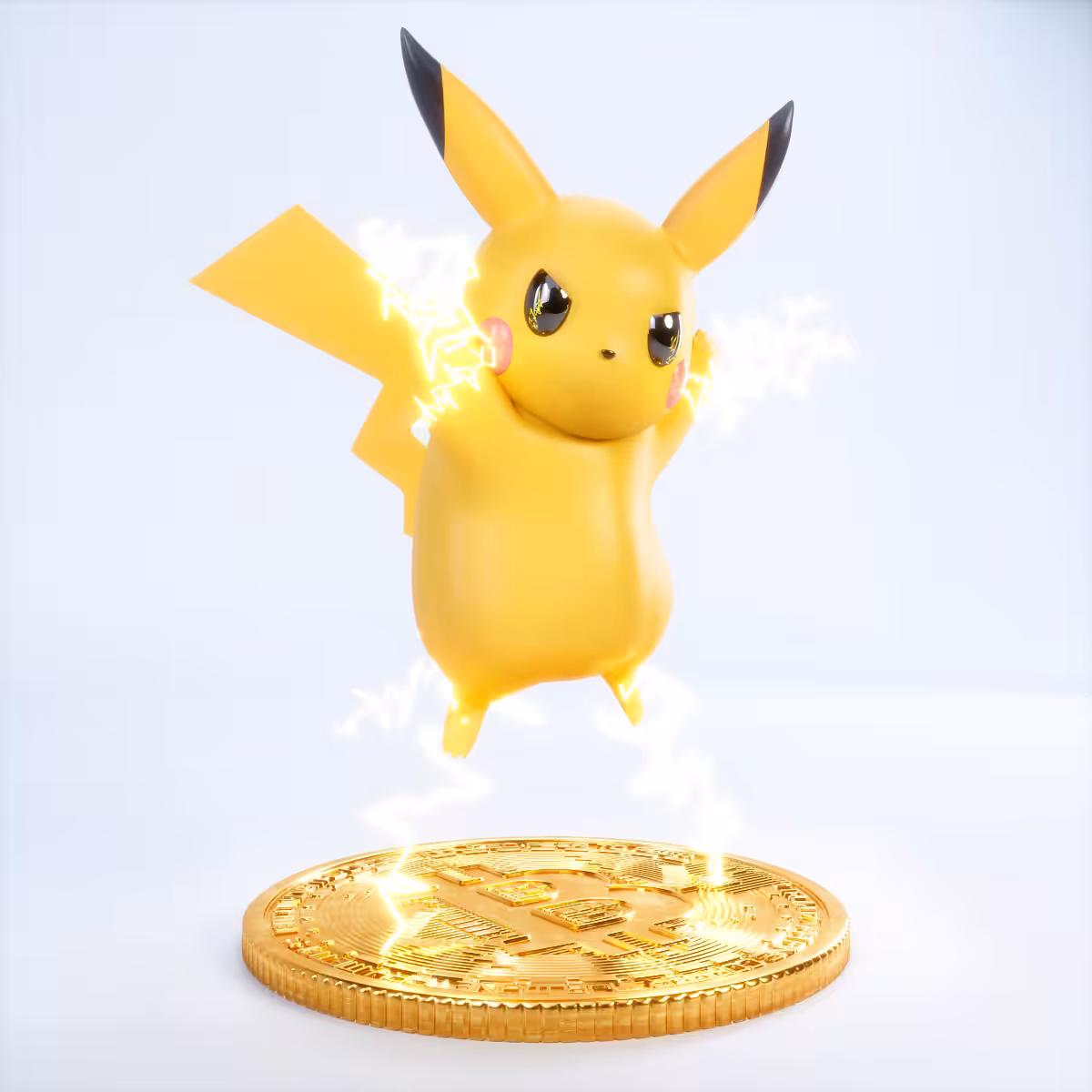 PokeCoin #001 - Pikachu / Bitcoin