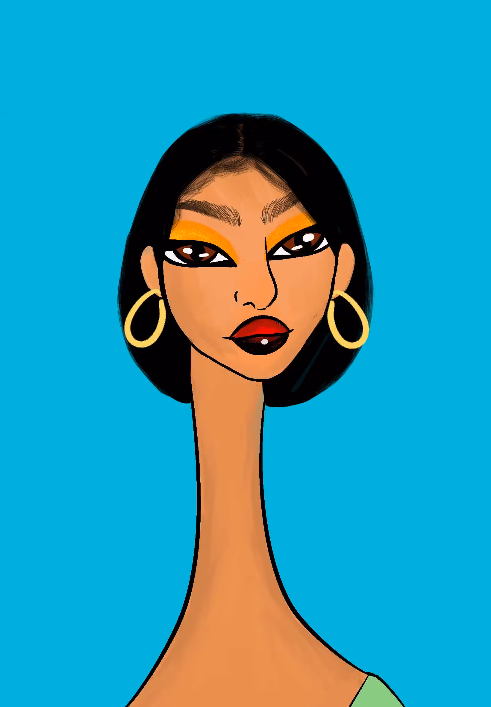 Long Neckie Ladies: Long Neckie Lady #1318