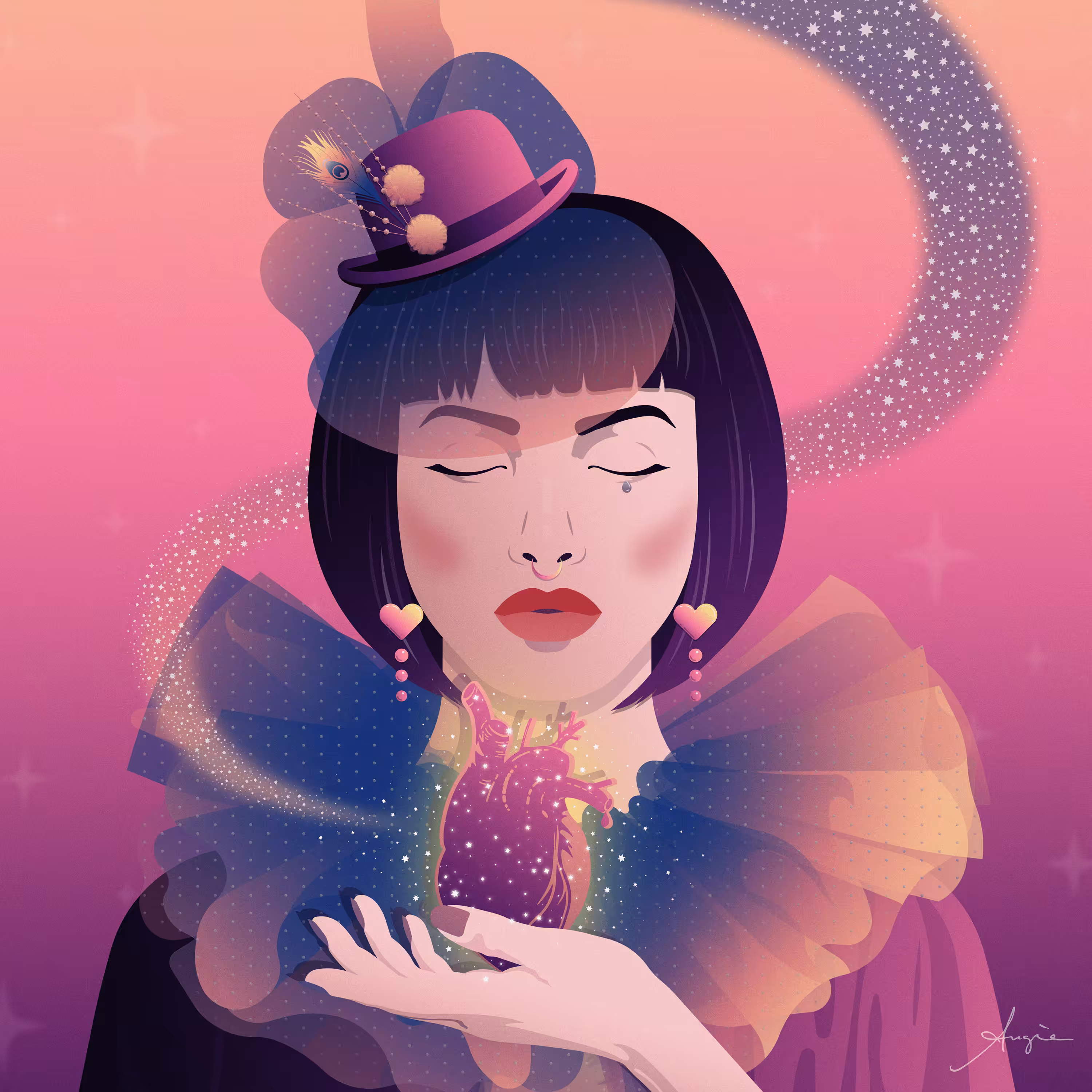 Pierrot with a Broken Heart