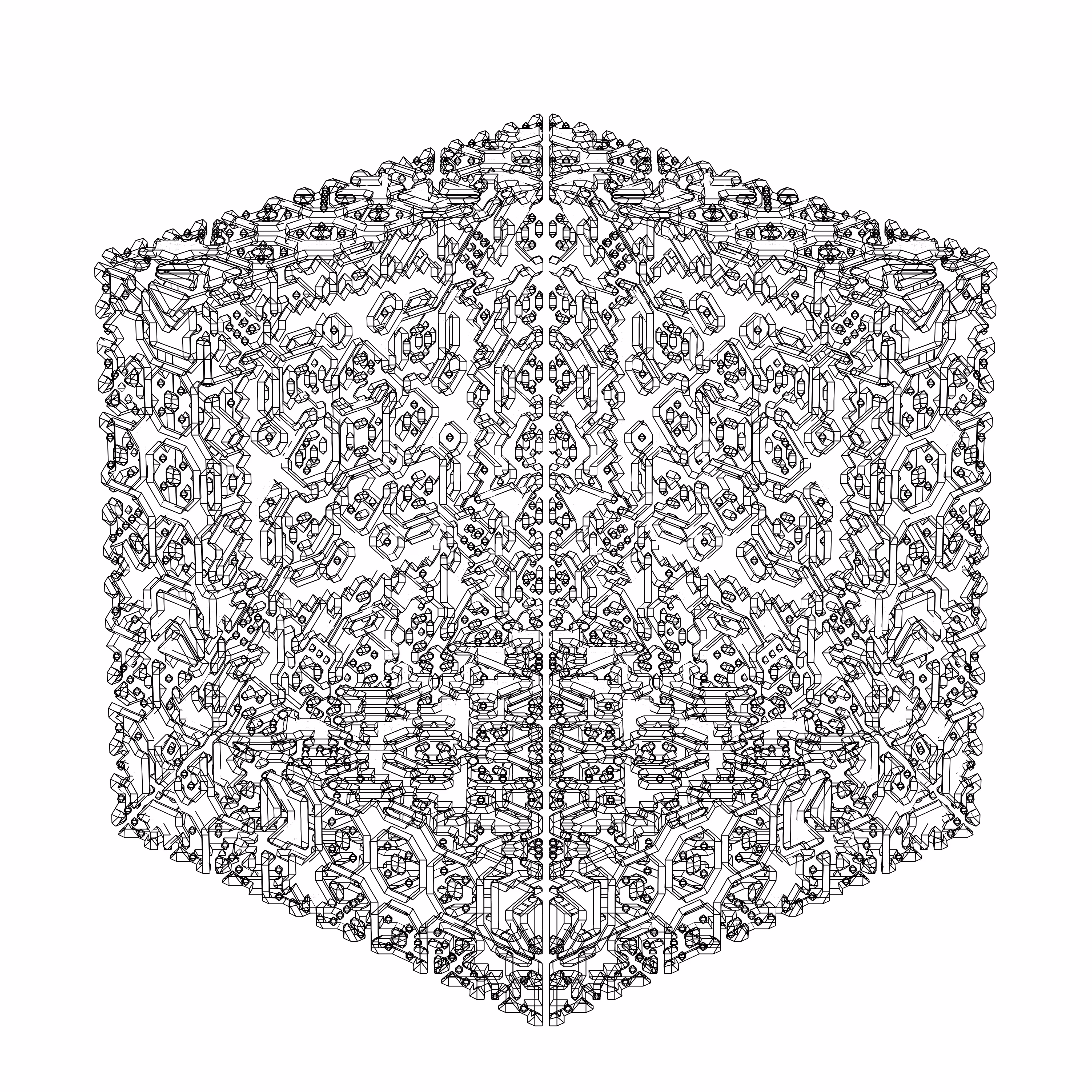 LL21 Alien Art Cube #256