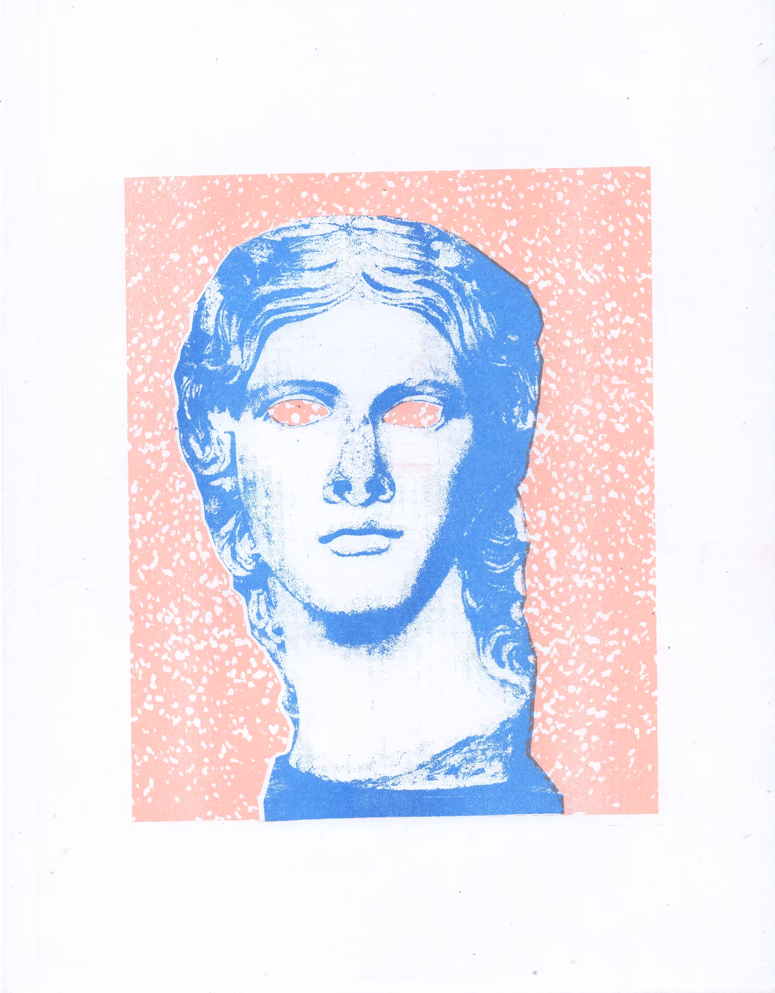 Untitled Collage Risograph Variation 5