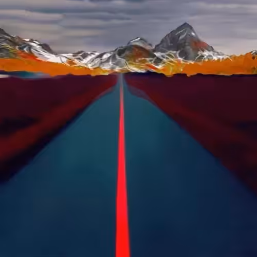 Generated Glitch Landscape #18