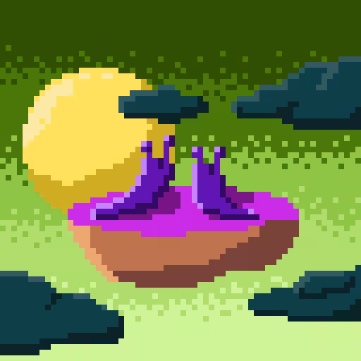 Two snails on the clod