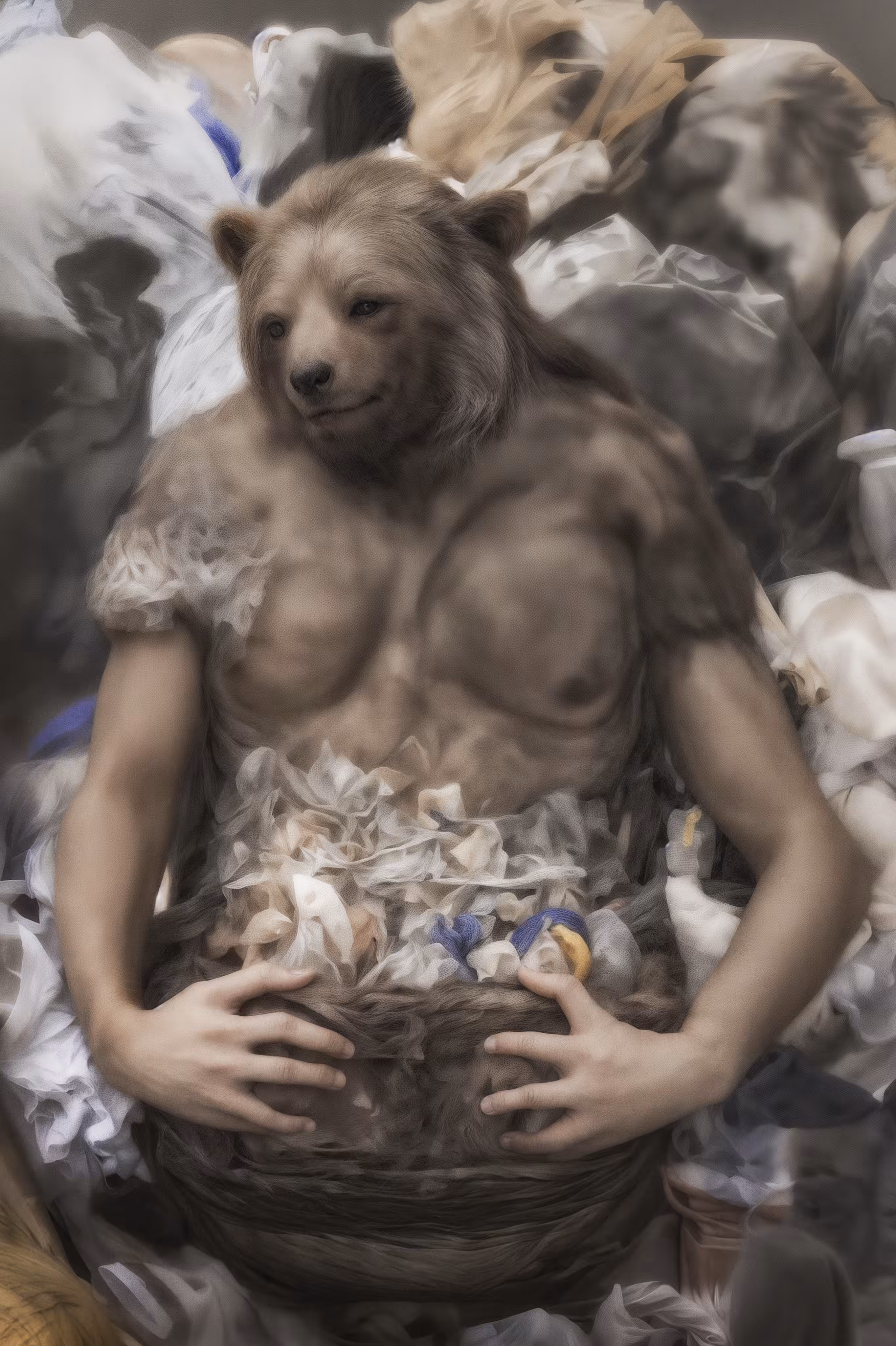 Garbage Collector Bear Man