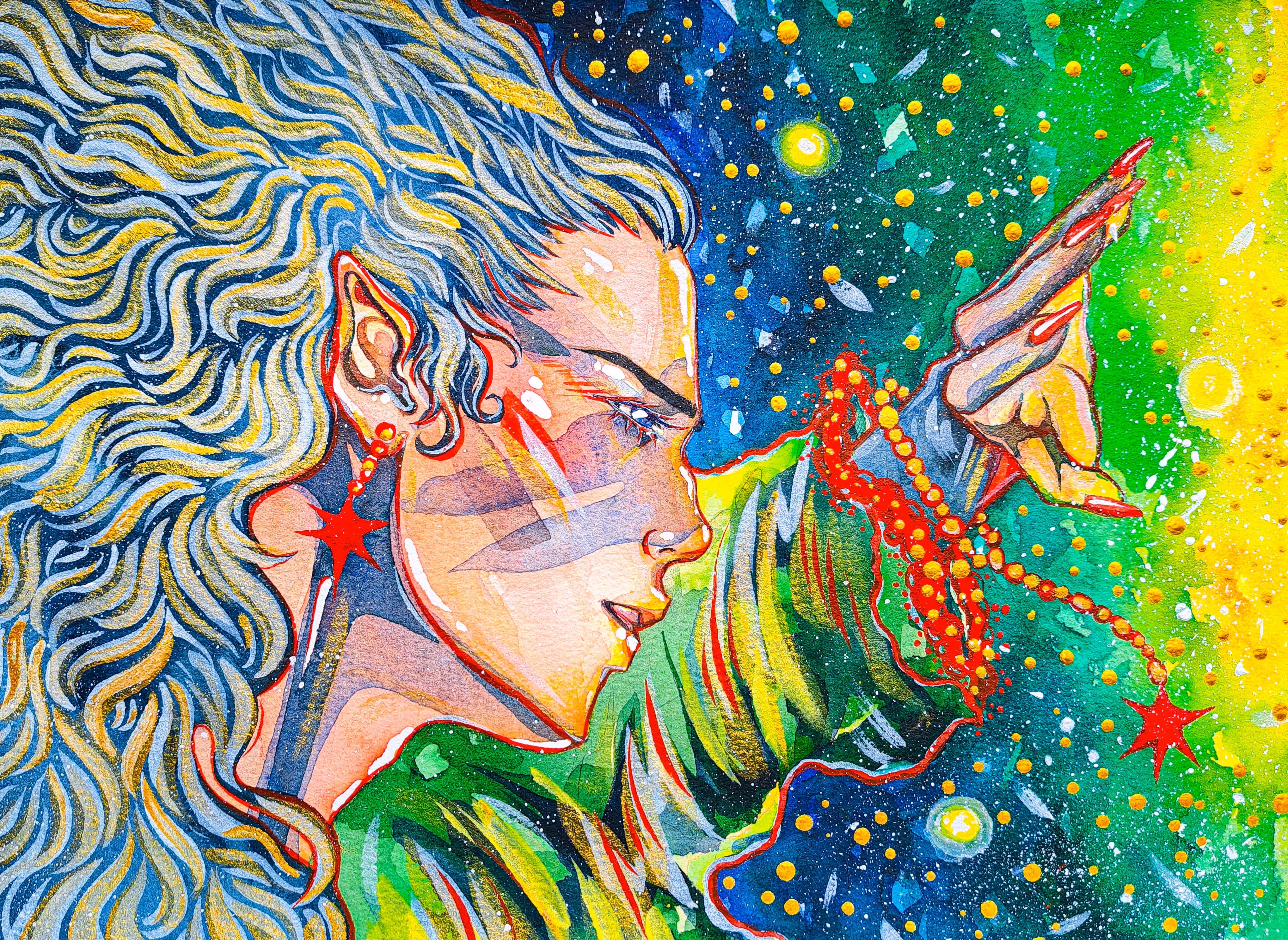 Watercolor art & portraits : «𝐓𝐨 𝐭𝐡𝐞 𝐰𝐞𝐬𝐭 𝐨𝐟 𝐭𝐡𝐞 𝐬𝐮𝐧, 𝐬𝐨𝐮𝐭𝐡 𝐨𝐟 𝐭𝐡𝐞 𝐛𝐨𝐫𝐝𝐞𝐫»