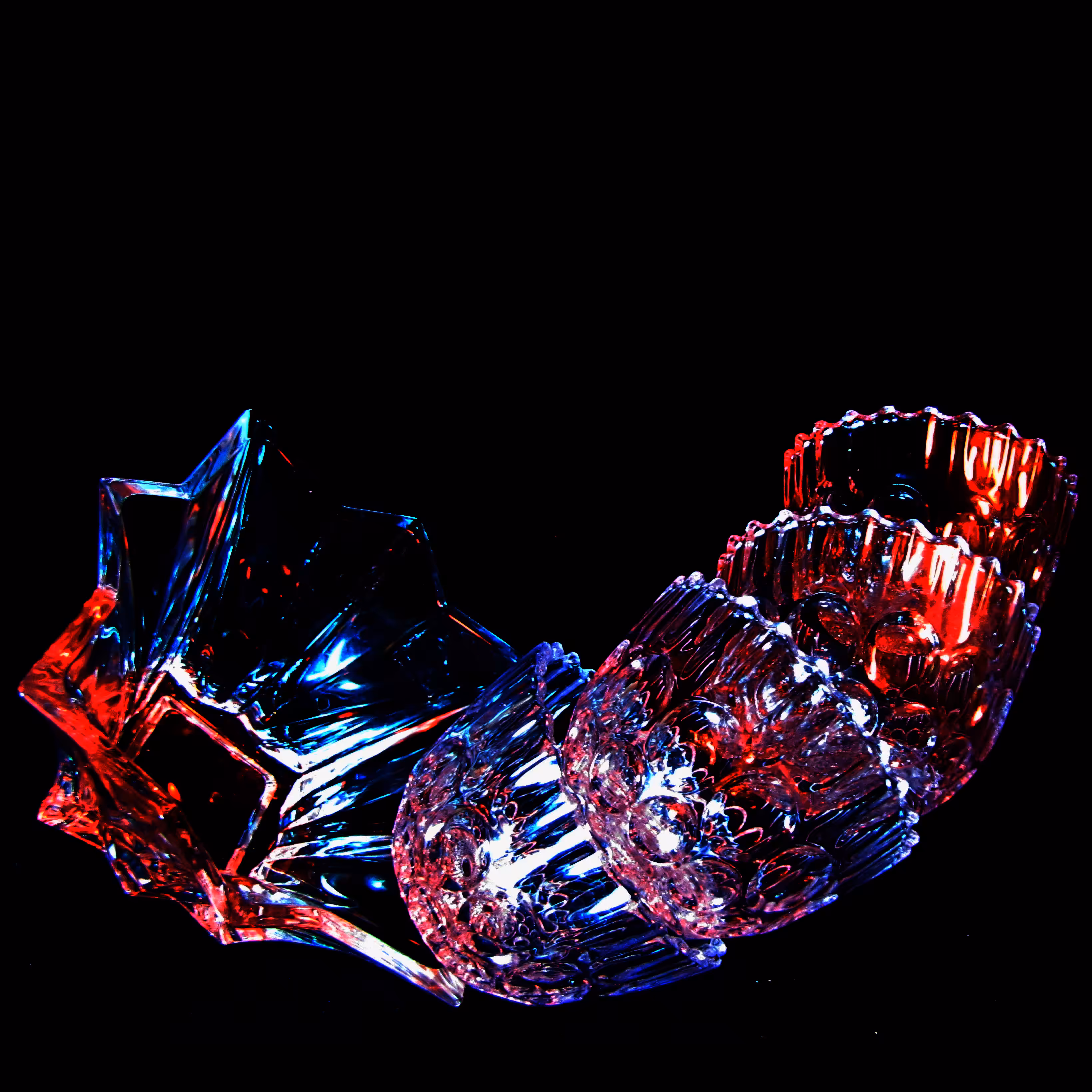 orange frame: from the glasses dance & rotation with Transparent paper