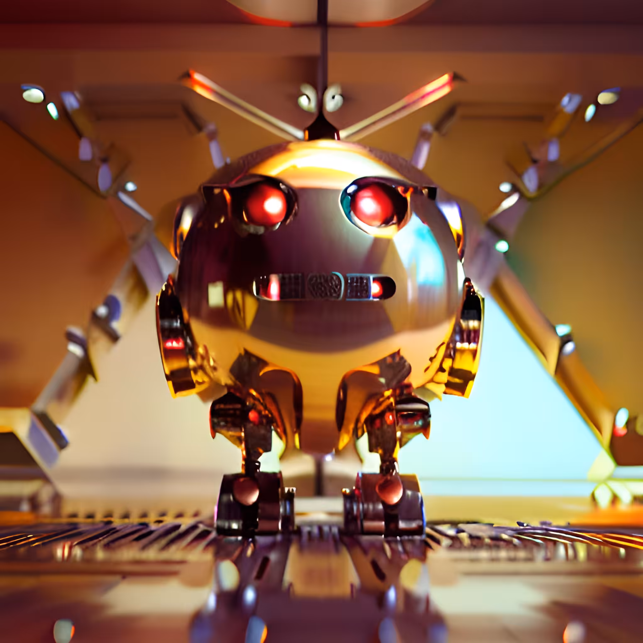 Golden Robotic Apples #5