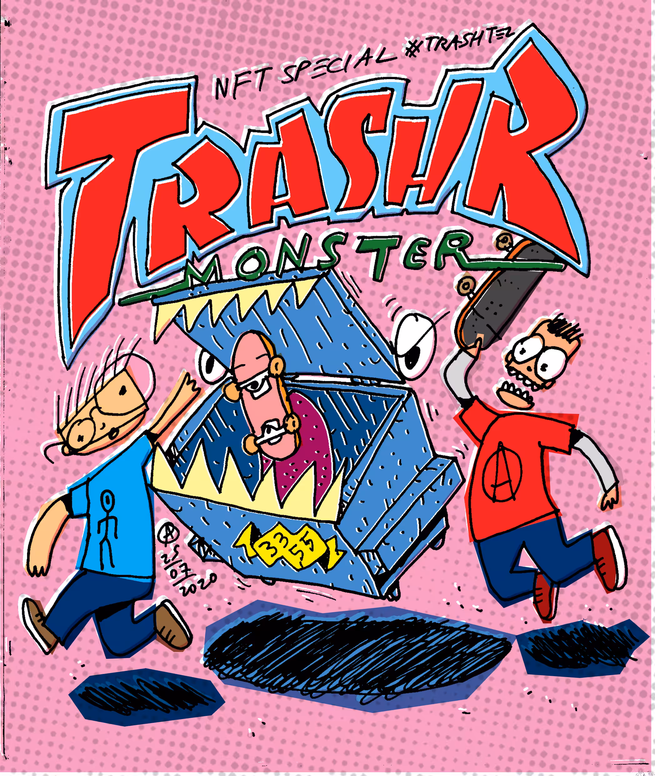 awkward monster trash