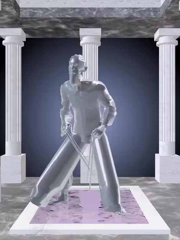 HeavenComputer: The Fading Kicking Midnight Gloss Man #239