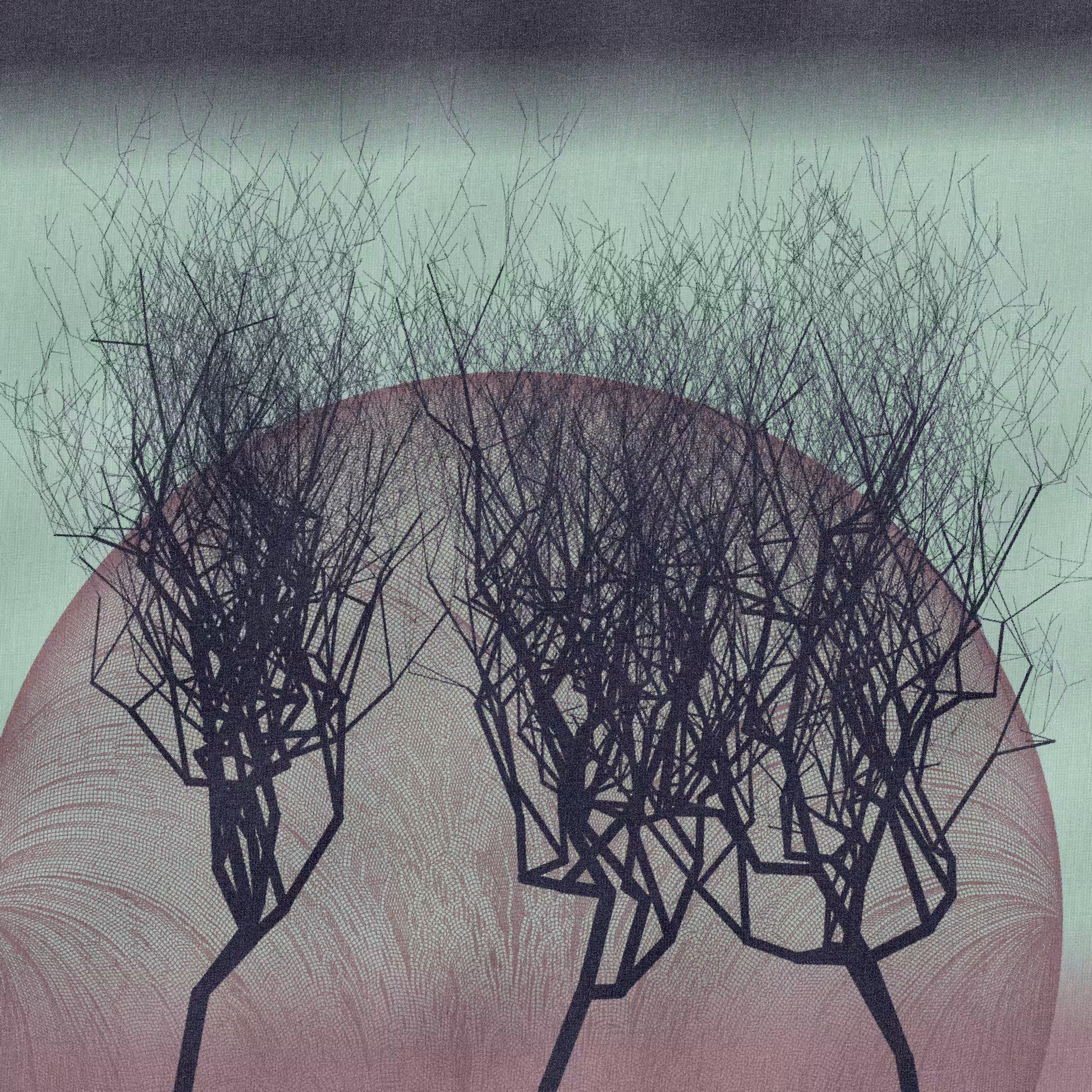 Three dead trees on earth #73