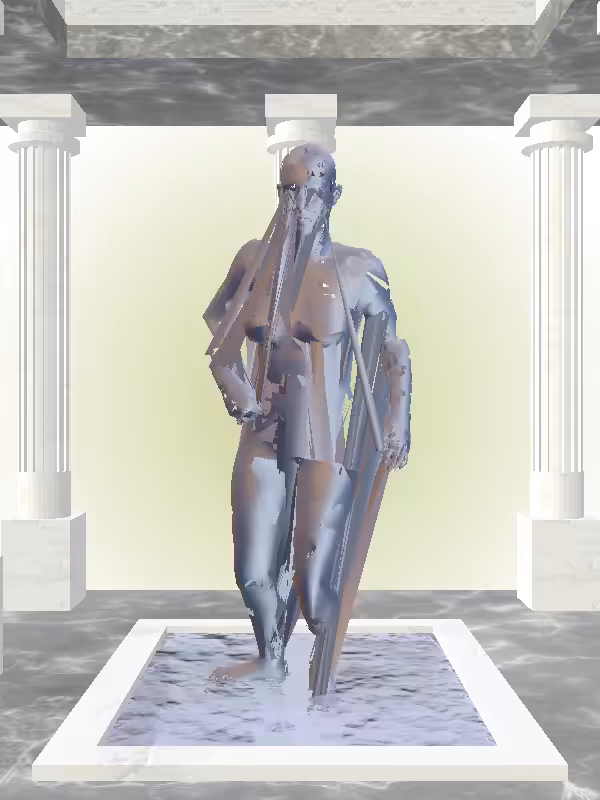 HeavenComputer: The Injured Stealth Dark Blue Woman #6213