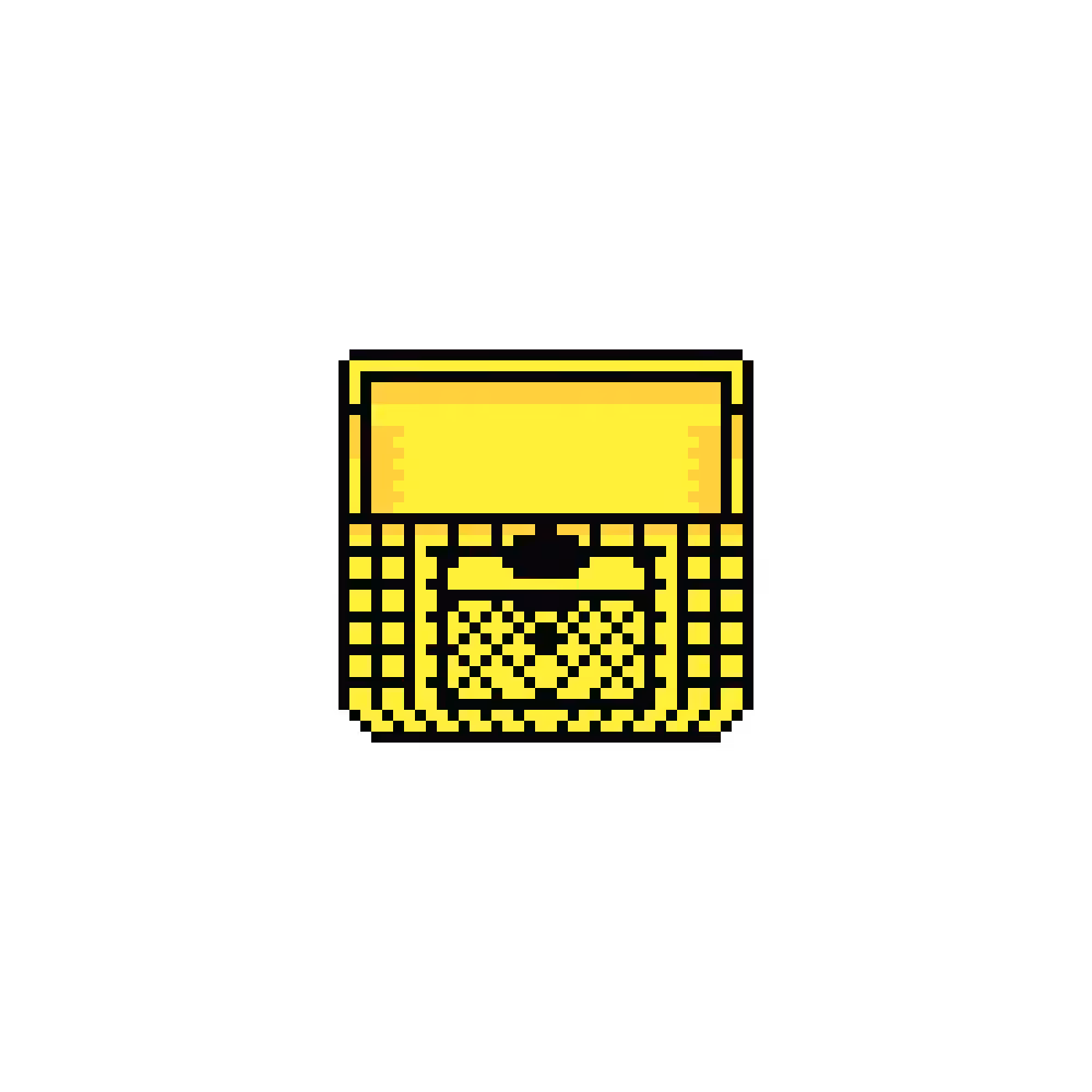 Vinyl Crate Yellow